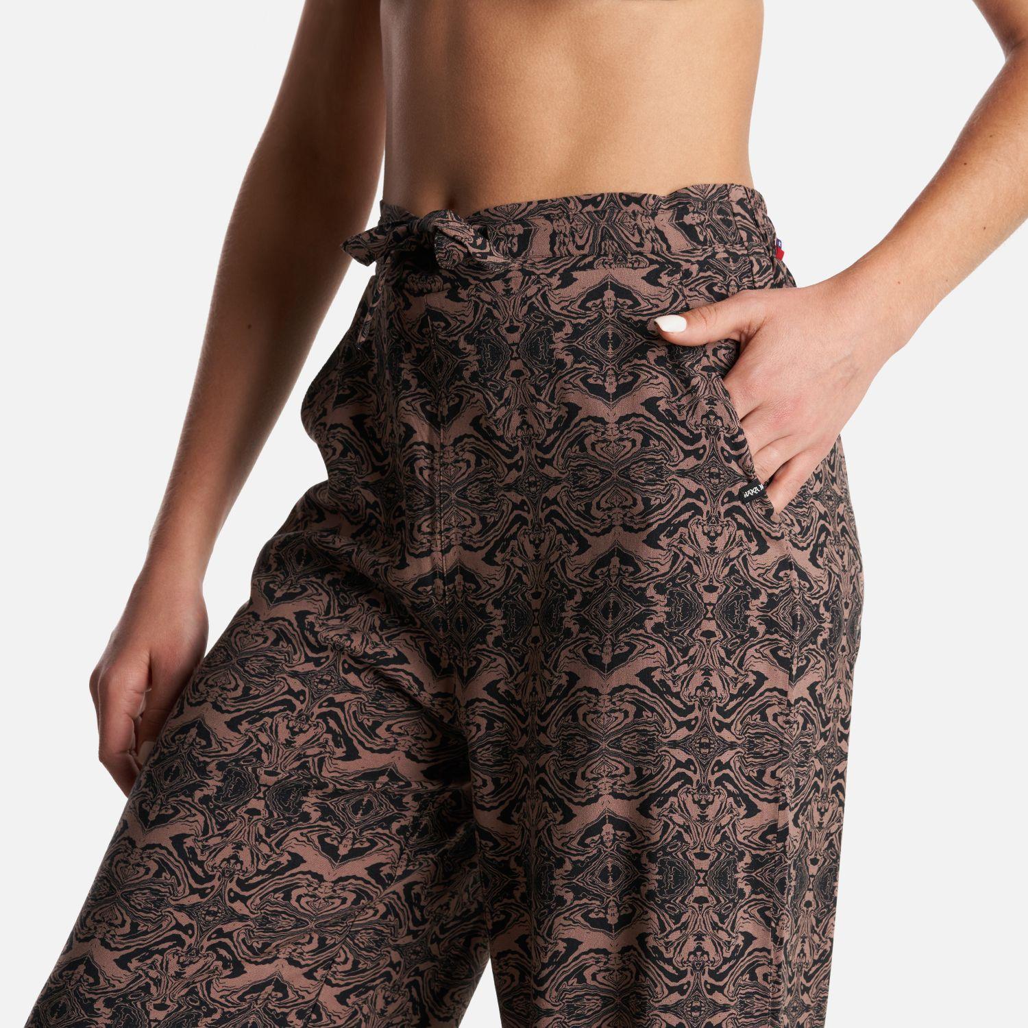 Pantalon Mujer Jipon Print Negro Haka Honu-4