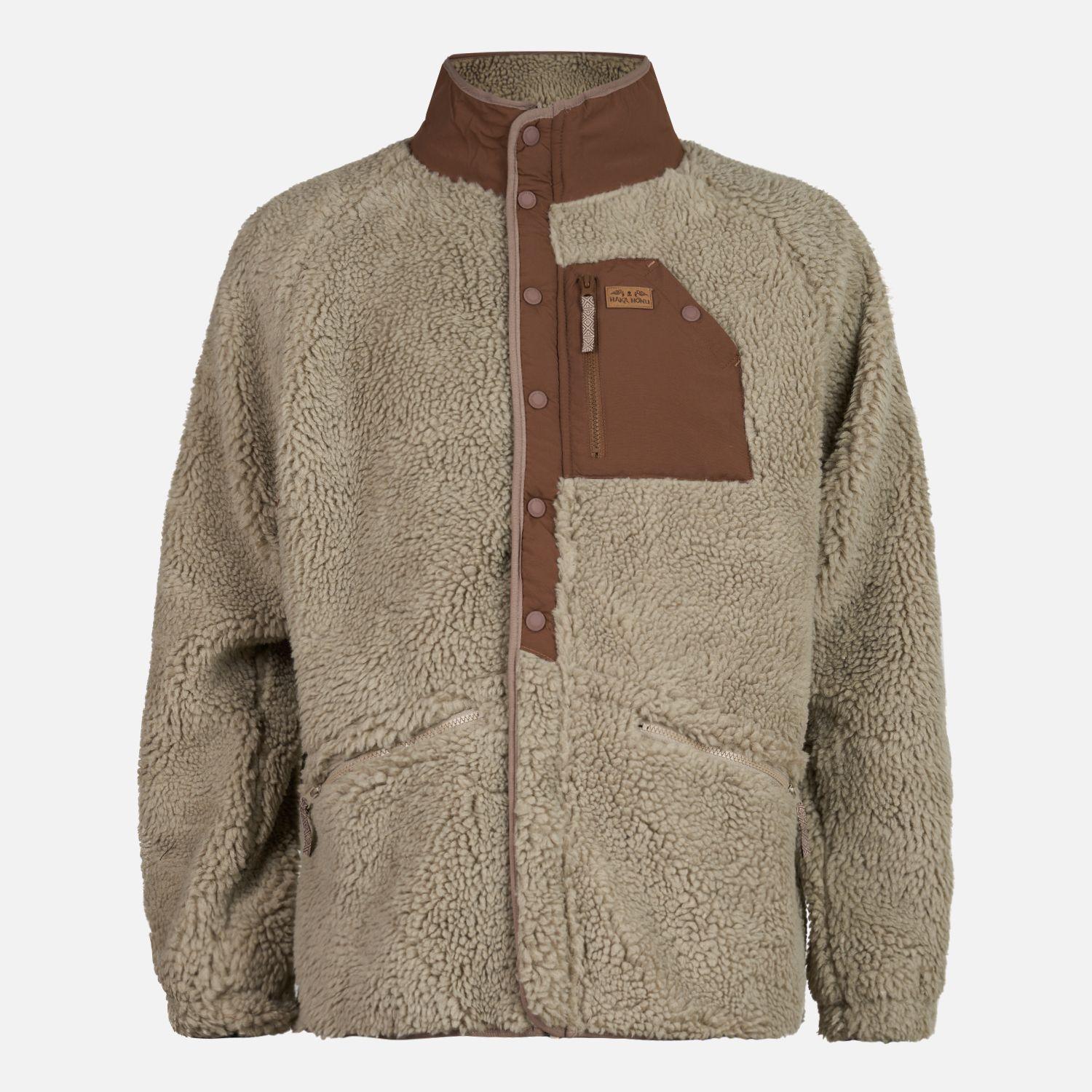 Chaqueta Hombre Zip-porrito Beige Haka Honu I22-0