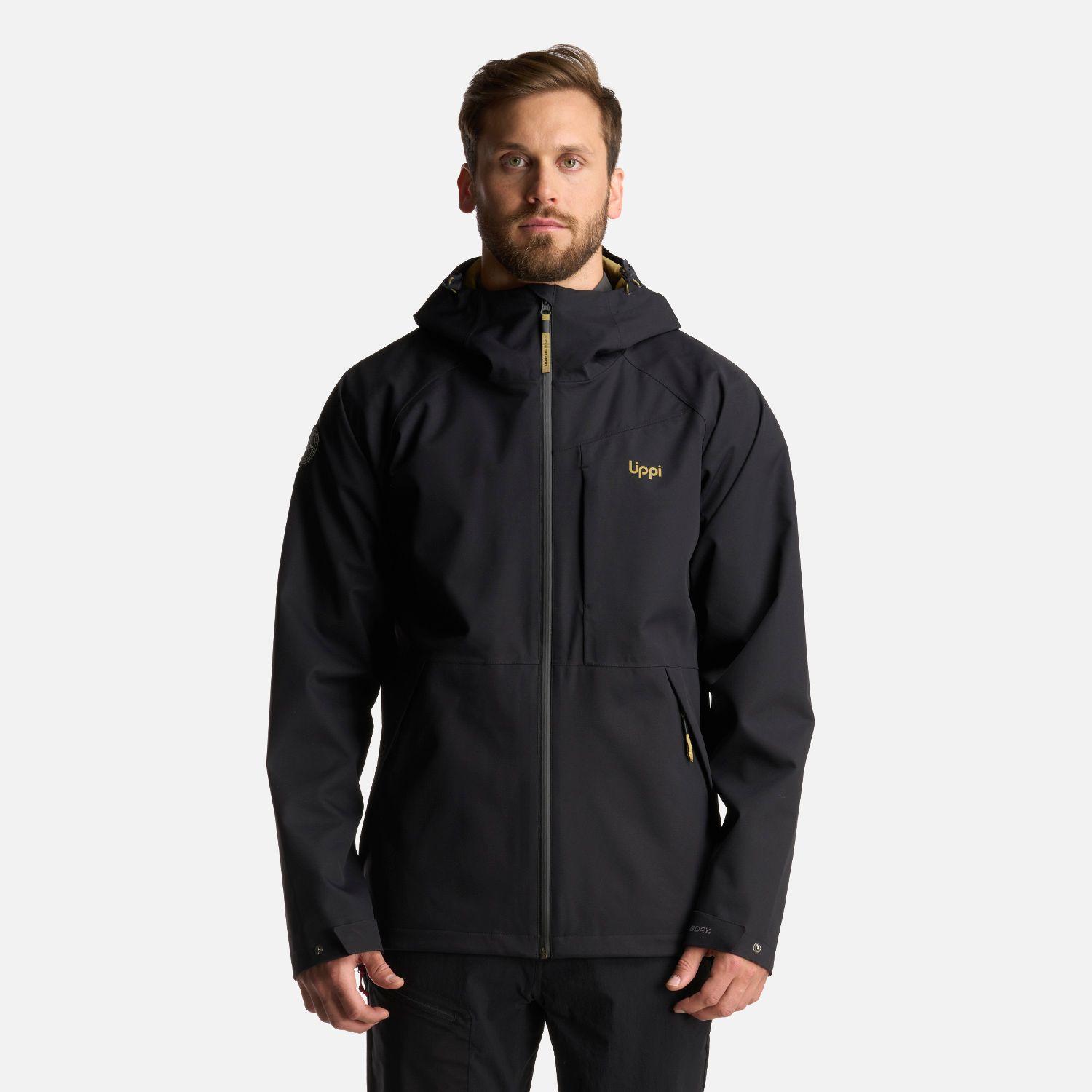 Chaqueta Hombre Massif B-Dry Hoody Jacket Negro Lippi-1
