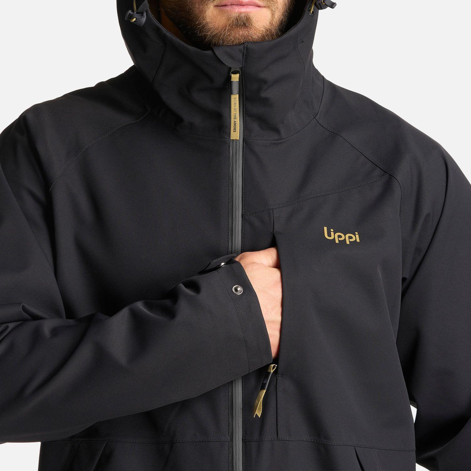 Chaqueta Hombre Massif B-Dry Hoody Jacket Negro Lippi-6
