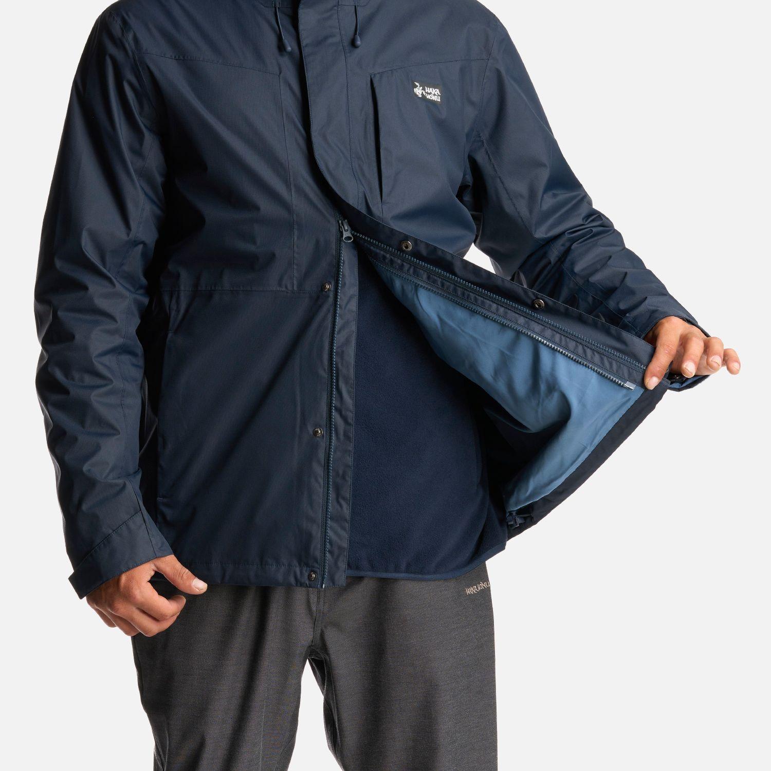 Chaqueta Hombre Corteza Azul Marino Haka Honu-9