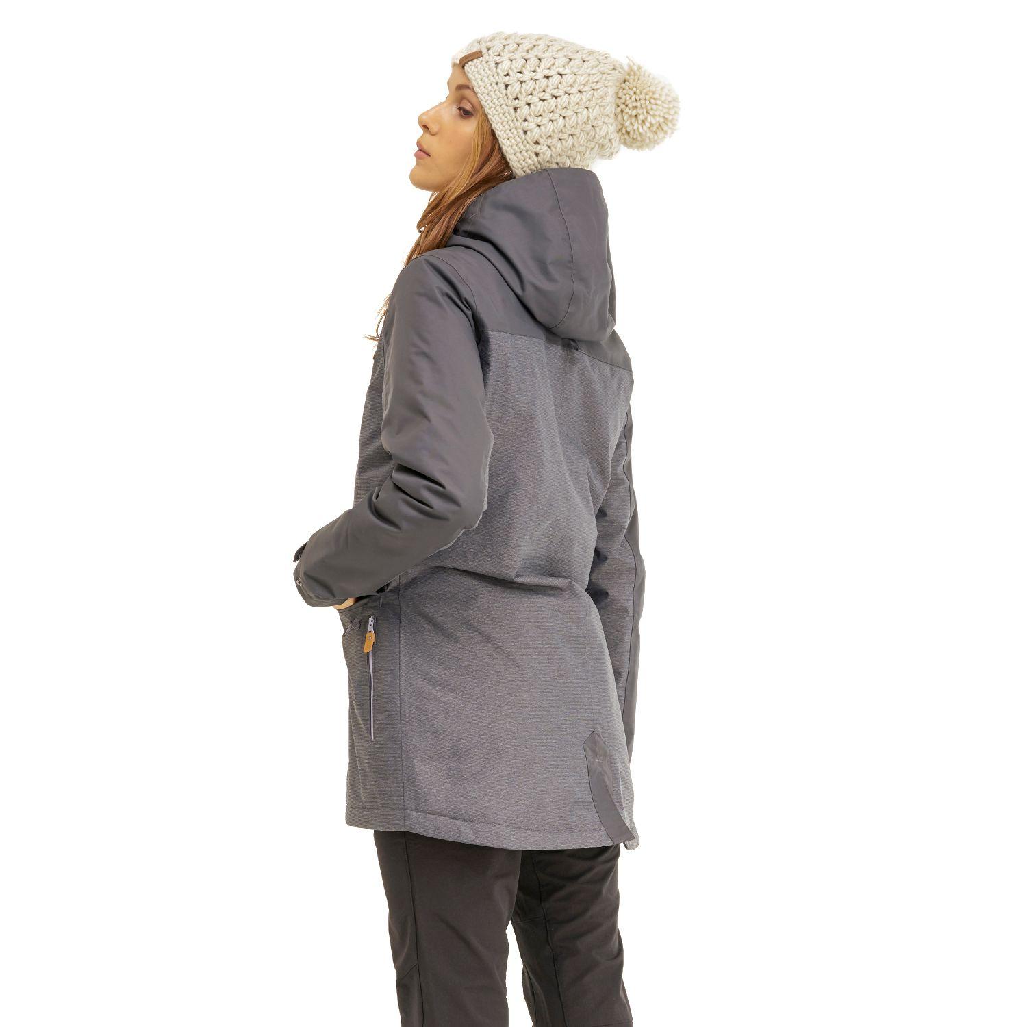 Chaqueta Mujer Grove B-Dry Hoody Jacket Melange Grafito Lippi-2