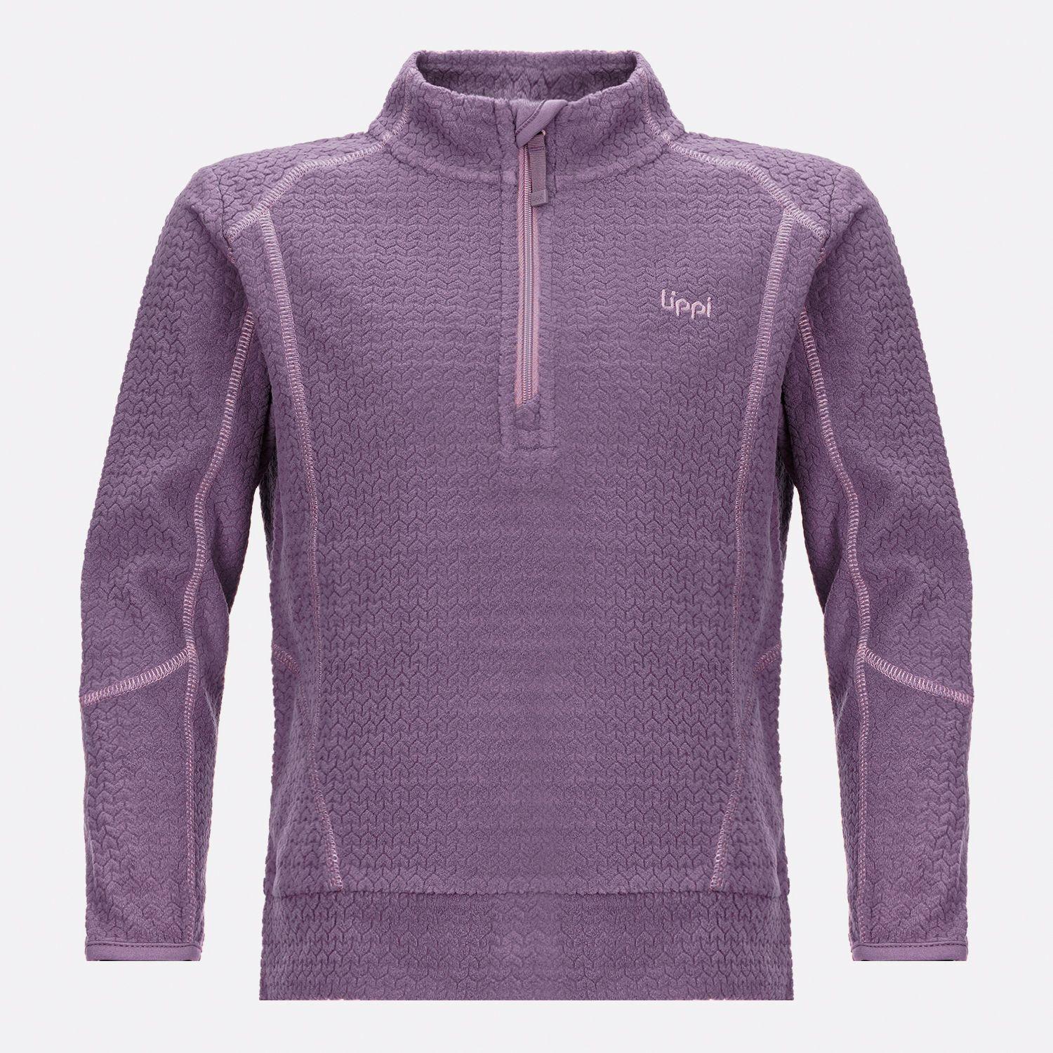Poleron Niña Saltamontes Nano-F 14 Zip Malva Lippi V23-0