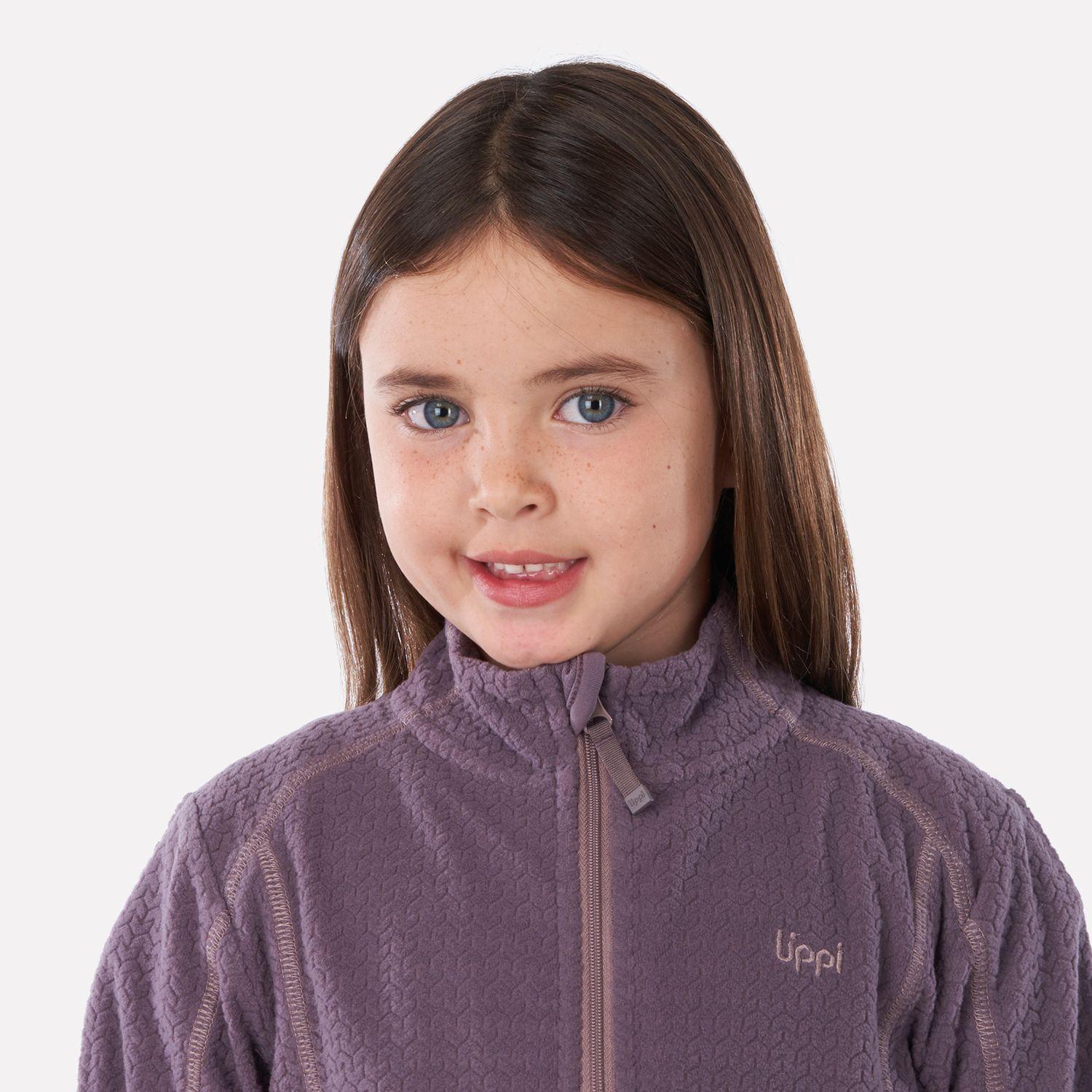 Poleron Niña Saltamontes Nano-F 14 Zip Malva Lippi V23-3