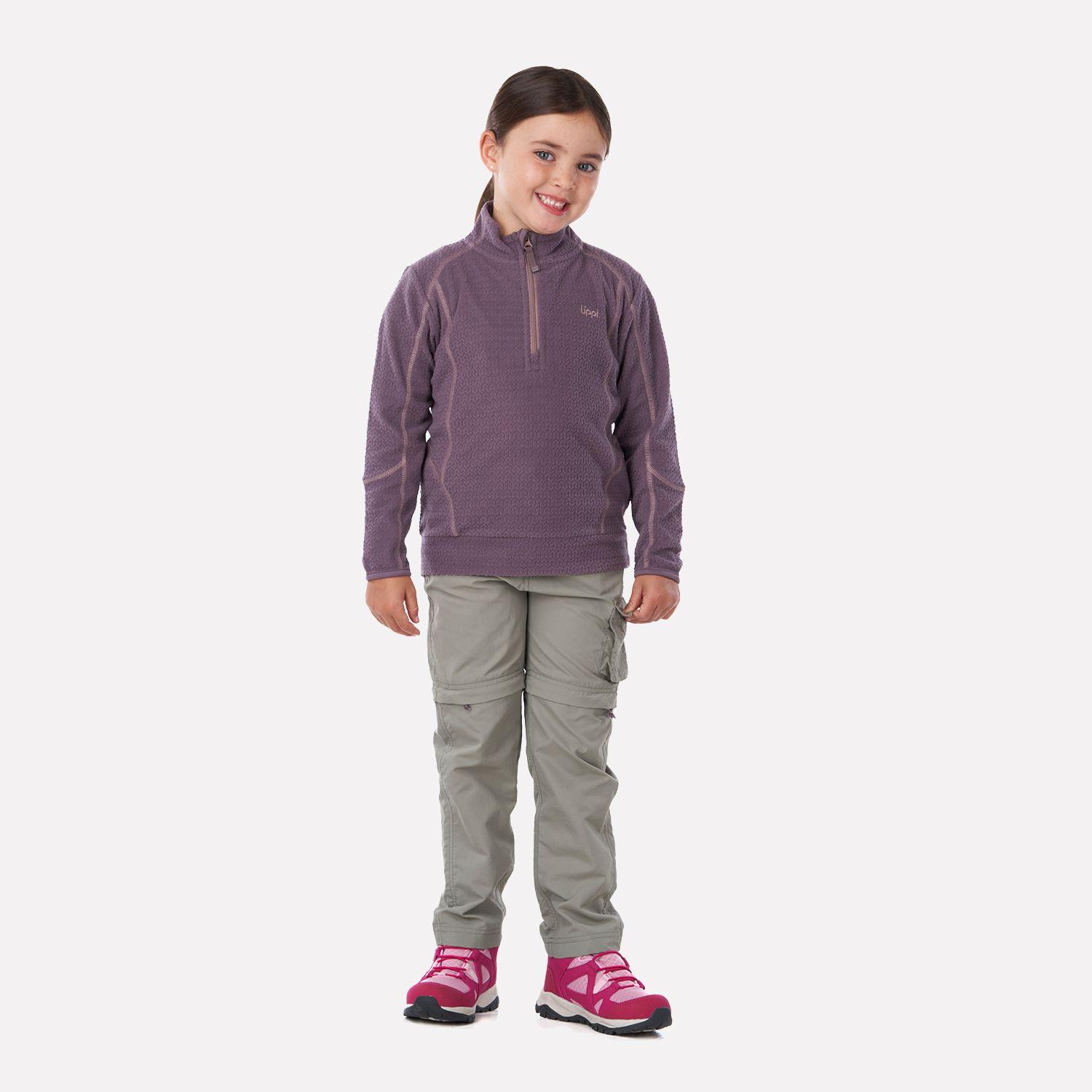 Poleron Niña Saltamontes Nano-F 14 Zip Malva Lippi V23-4