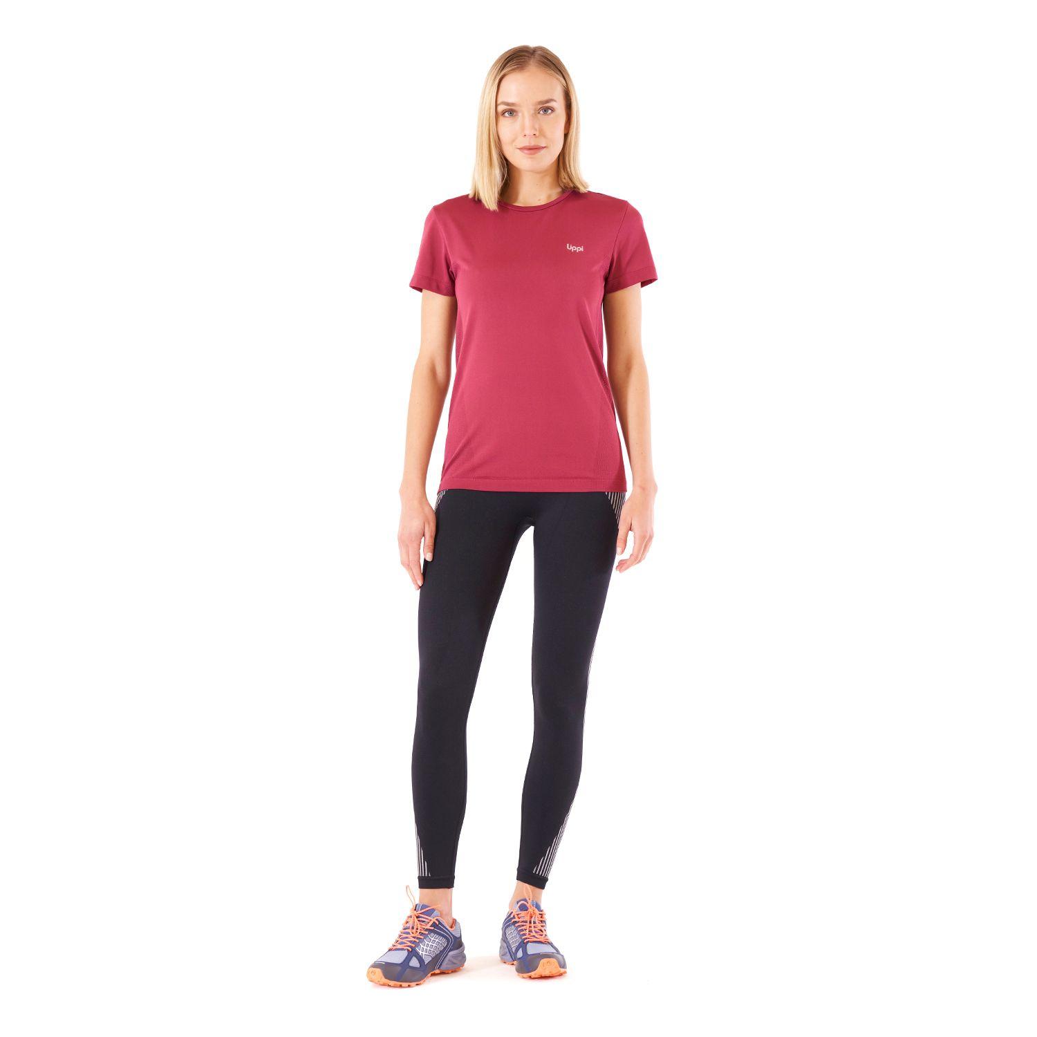 Calza Mujer In-Motion Seamless Leggings Negro Blanco Lippi-7