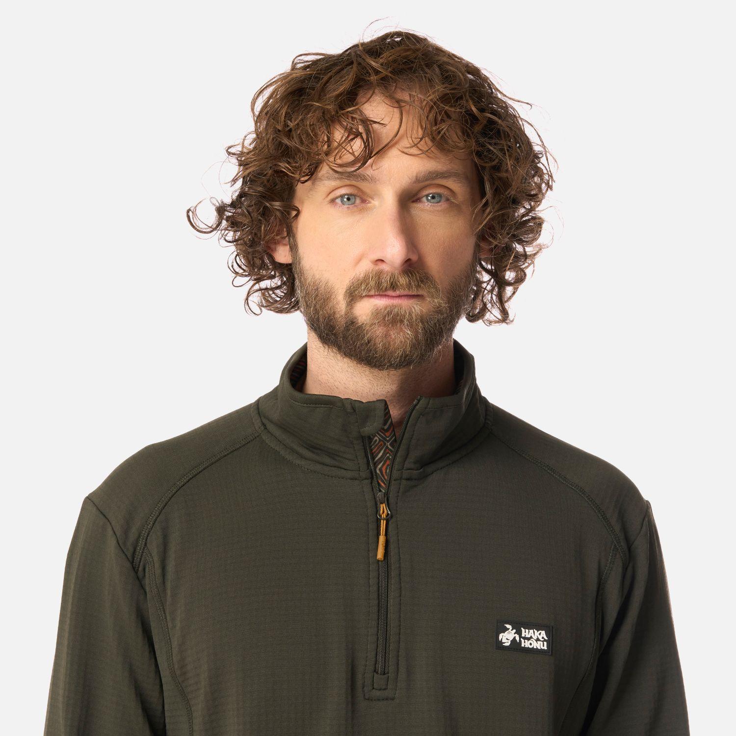 Polerón Hombre Taina Verde Militar Haka Honu I26-3