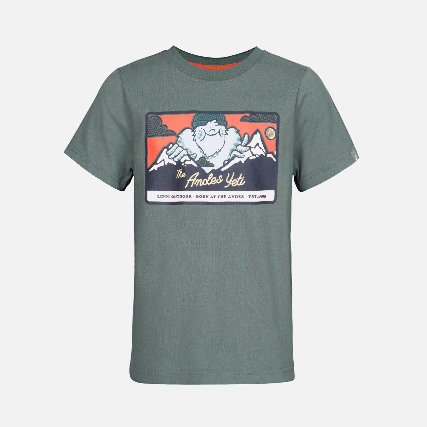 Polera Niño Aquatic T-Shirt Verde Grisaceo Lippi-0