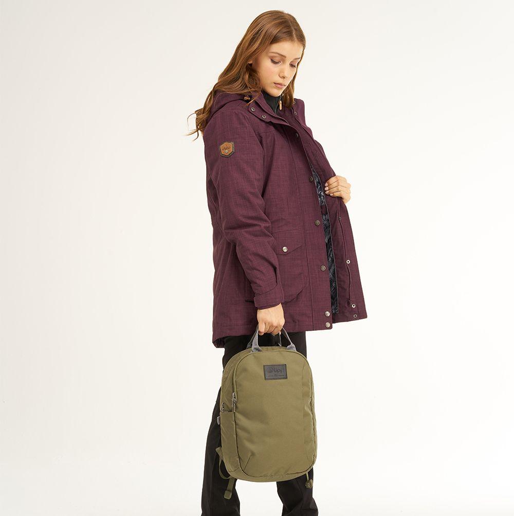 Mochila Unisex Australis 16 Backpack Verde Oliva Lippi-2