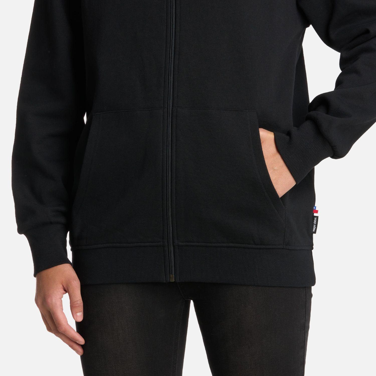 Polerón Mujer Motomami Full Zip Negro Haka Honu I25-4