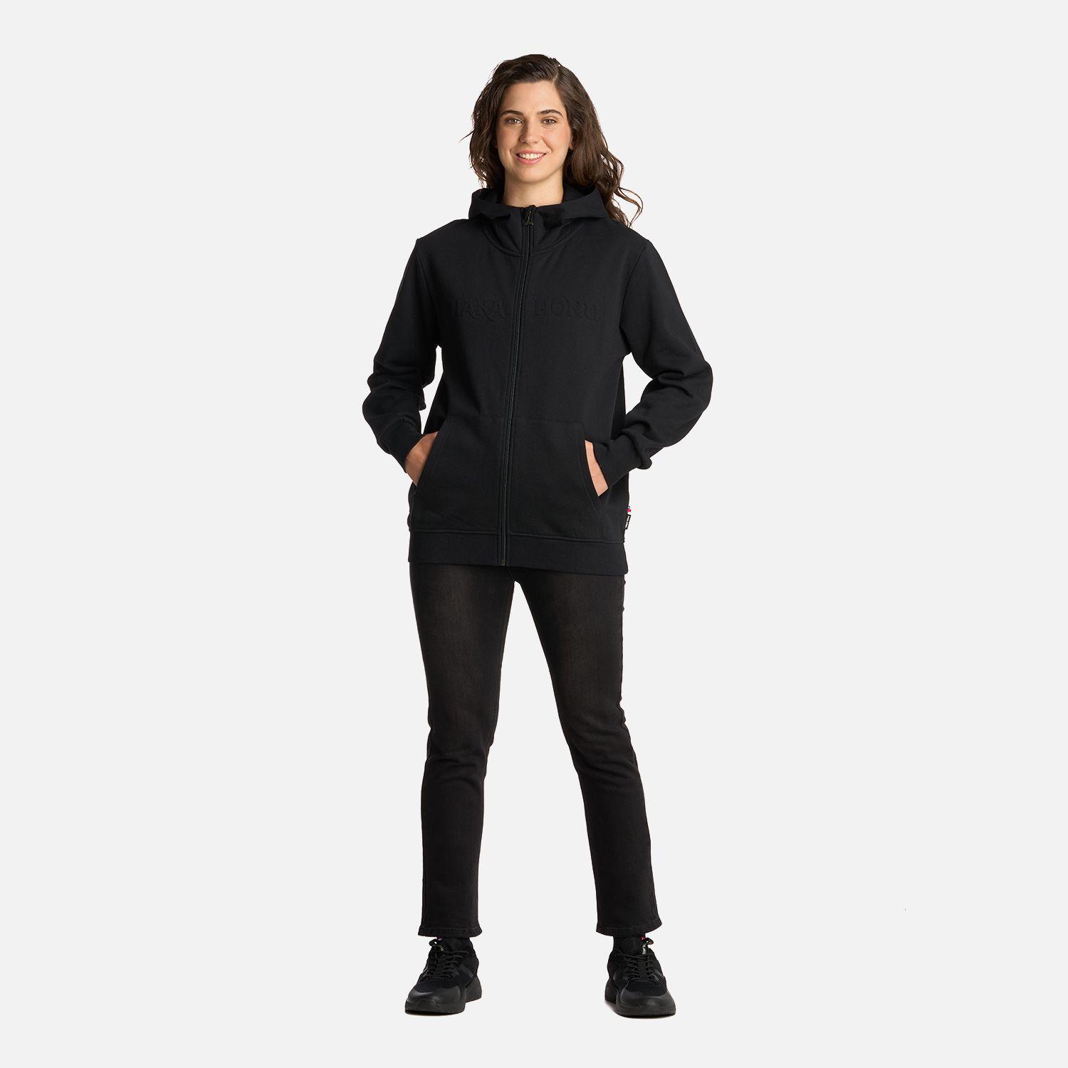 Polerón Mujer Motomami Full Zip Negro Haka Honu I25-5