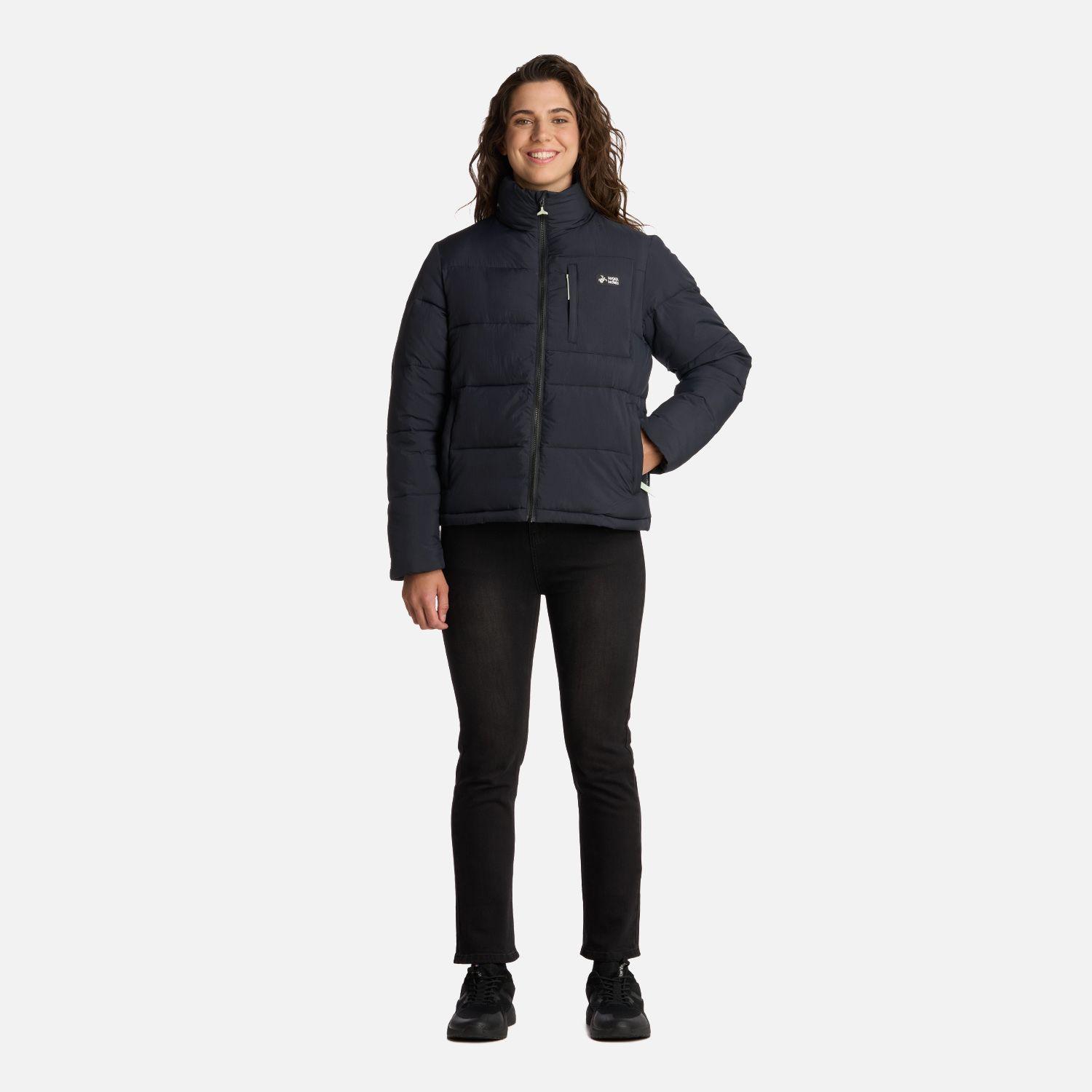 Chaqueta Mujer Aislada Negro Haka Honu I25-7