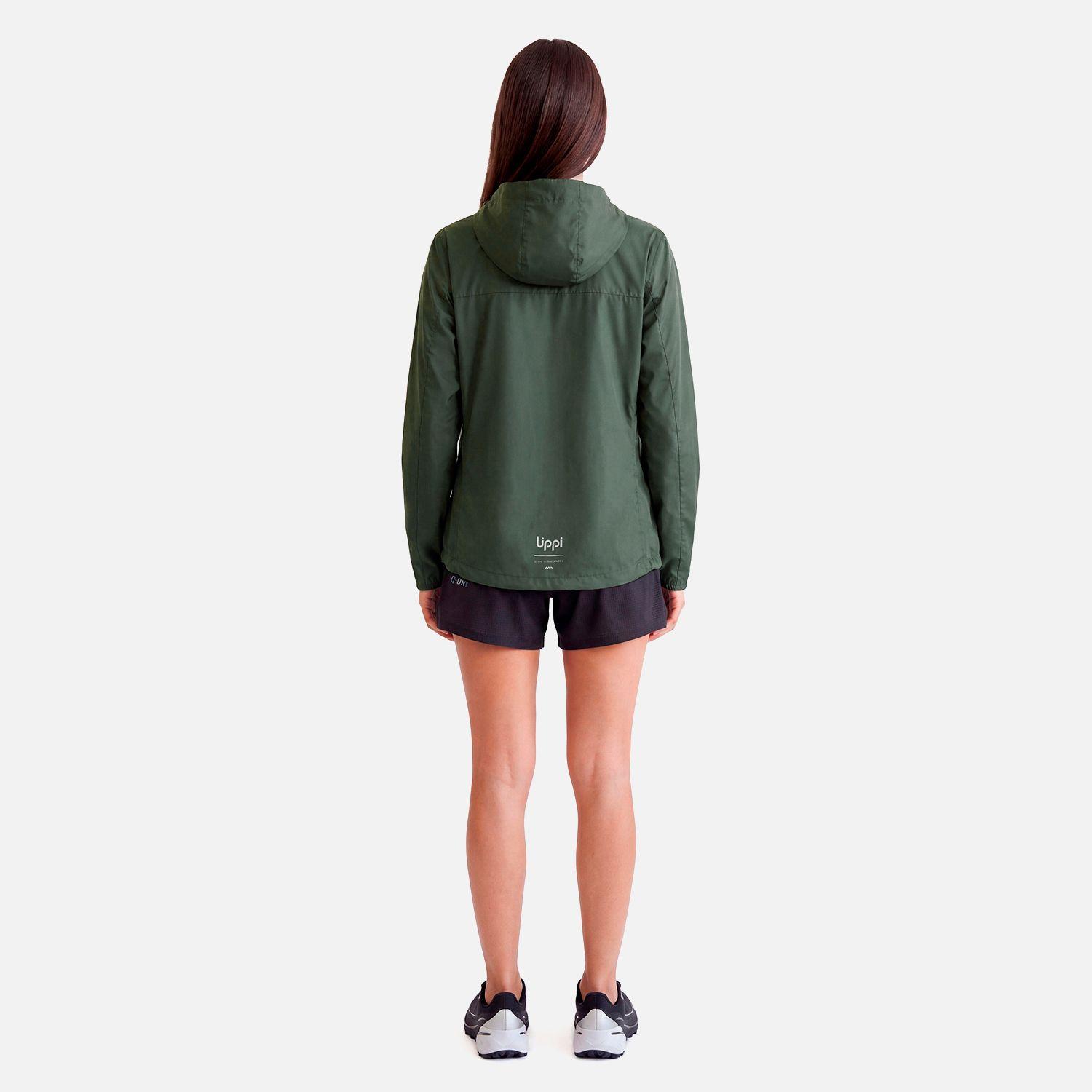 Chaqueta Mujer Nightfall SL Windbreaker Hoody Jacket Verde Militar Lippi V27-4