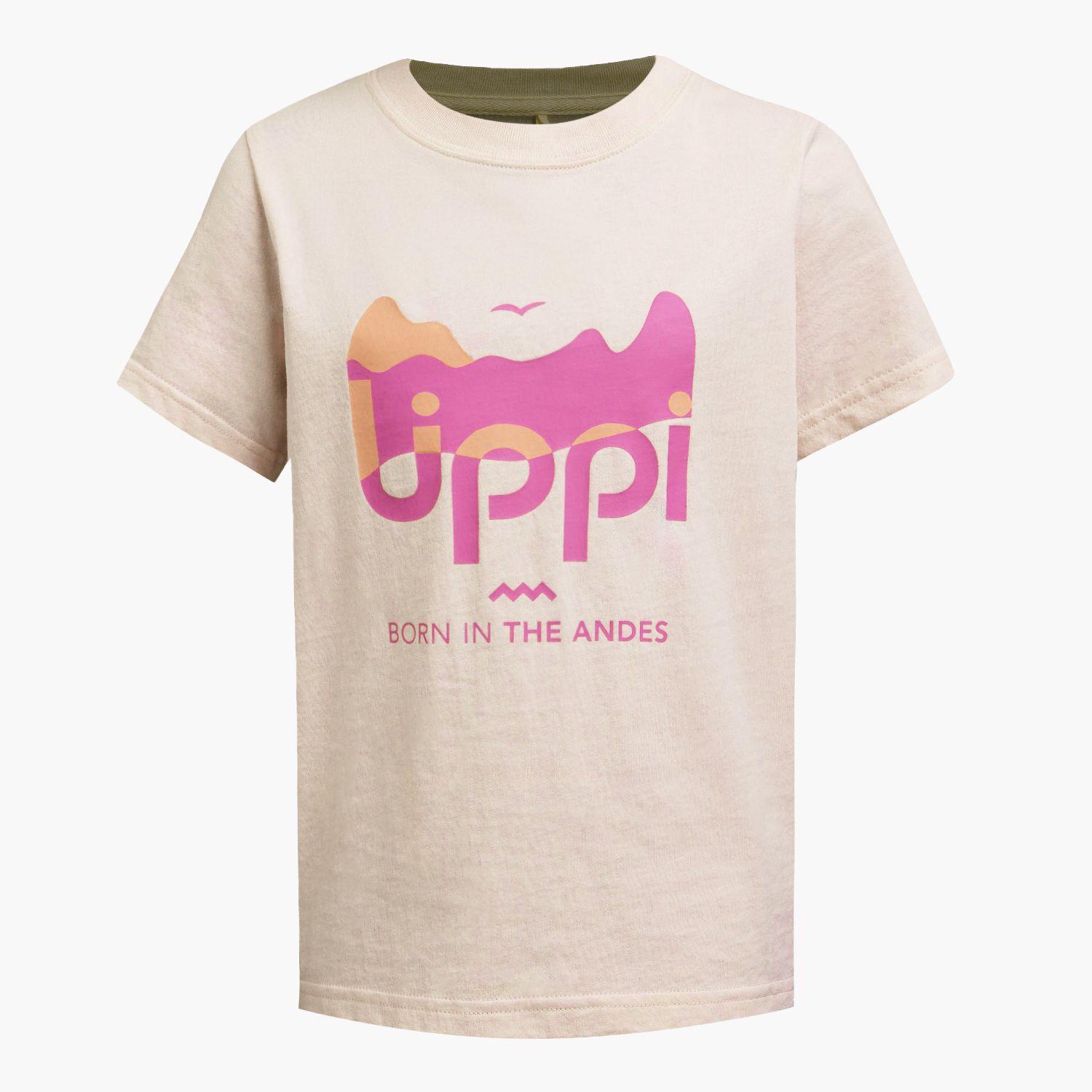 Polera Niña Logo Lippi T-shirt Damasco Lippi V26-4