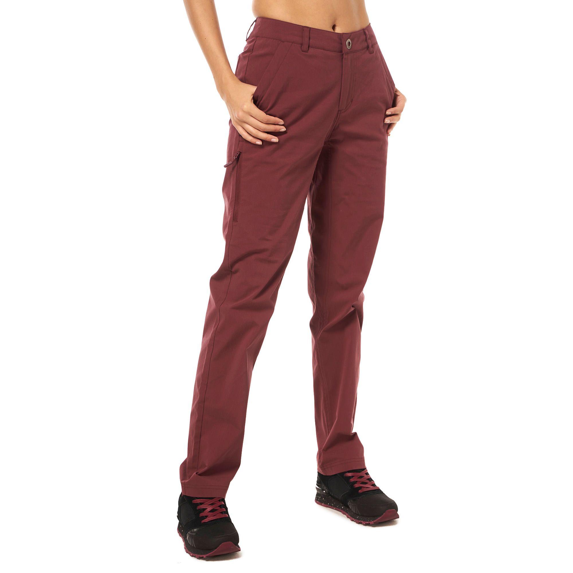 Pantalon Mujer Comoando Burdeo Haka Honu-0