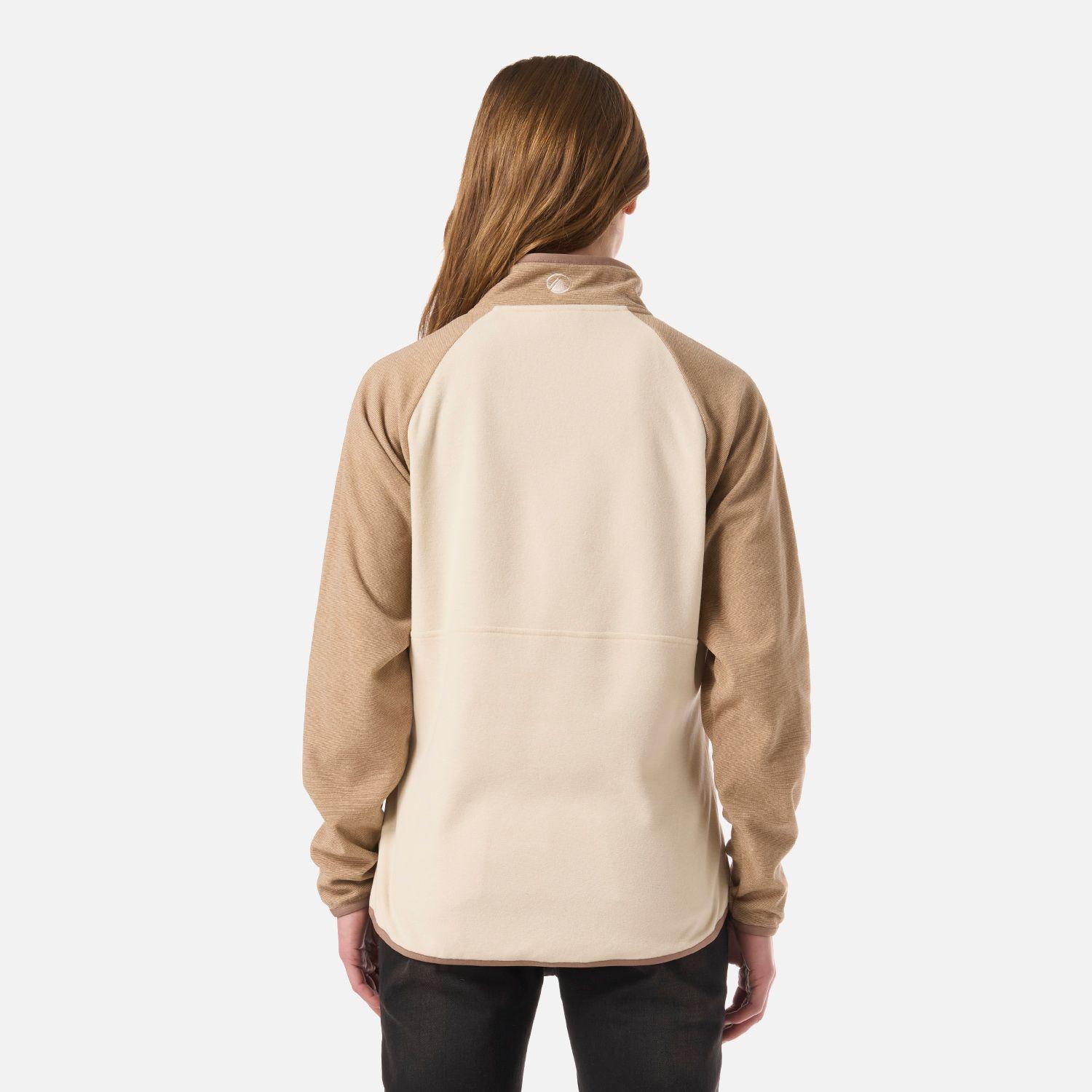 Polar Mujer Fireplace 1/4 Zip Sweatshirt Crema Lippi V26-2