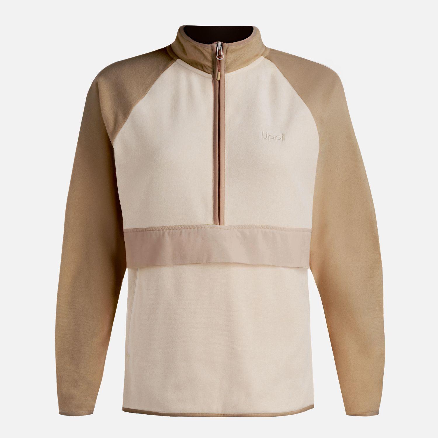 Polar Mujer Fireplace 1/4 Zip Sweatshirt Crema Lippi V26-6