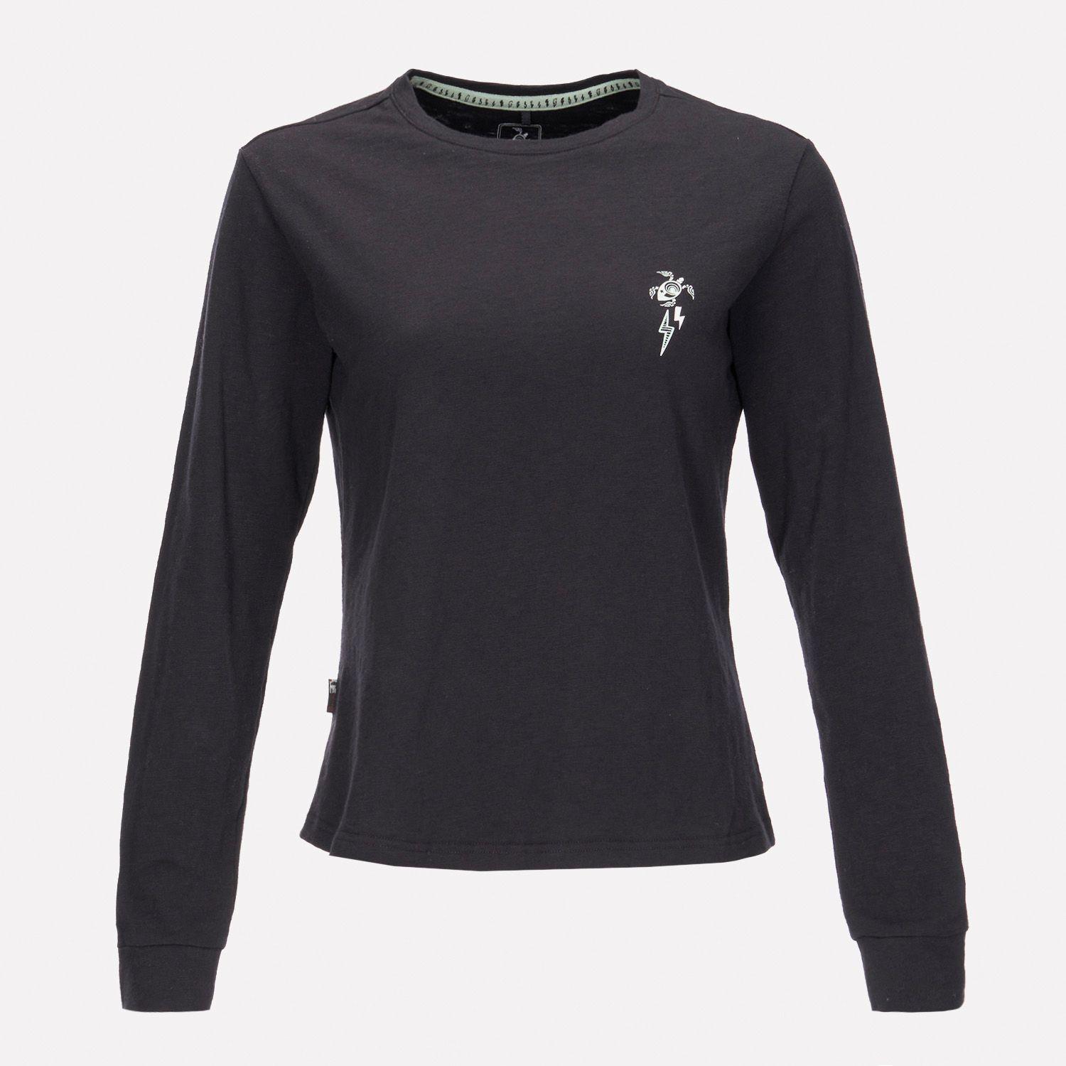 Polera Mujer Norte Sur Negro Haka Honu I22-0