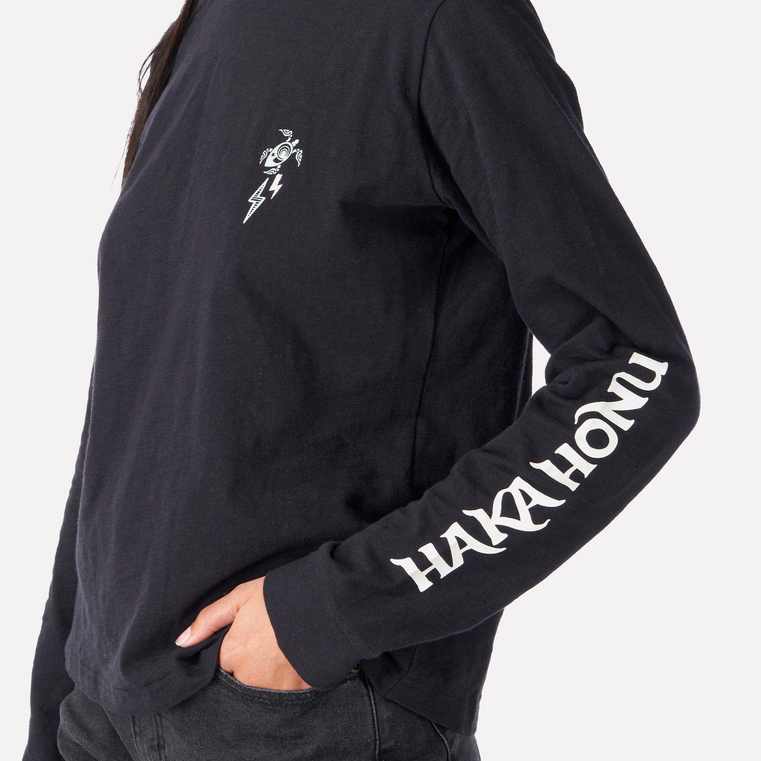 Polera Mujer Norte Sur Negro Haka Honu I22-4