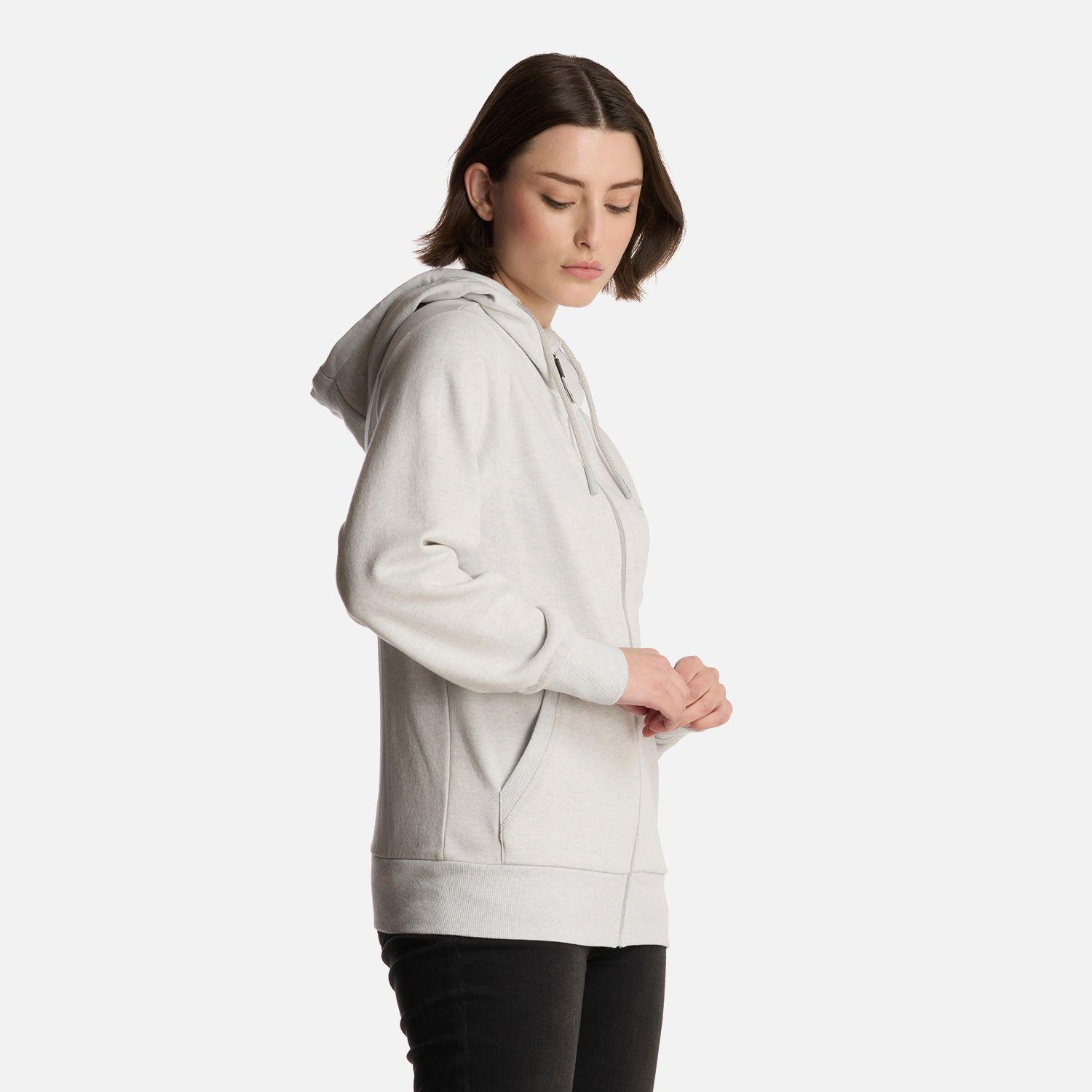 Polerón Mujer Ulmo Full Zip Hoody Sweatshirt Gris Lippi-1