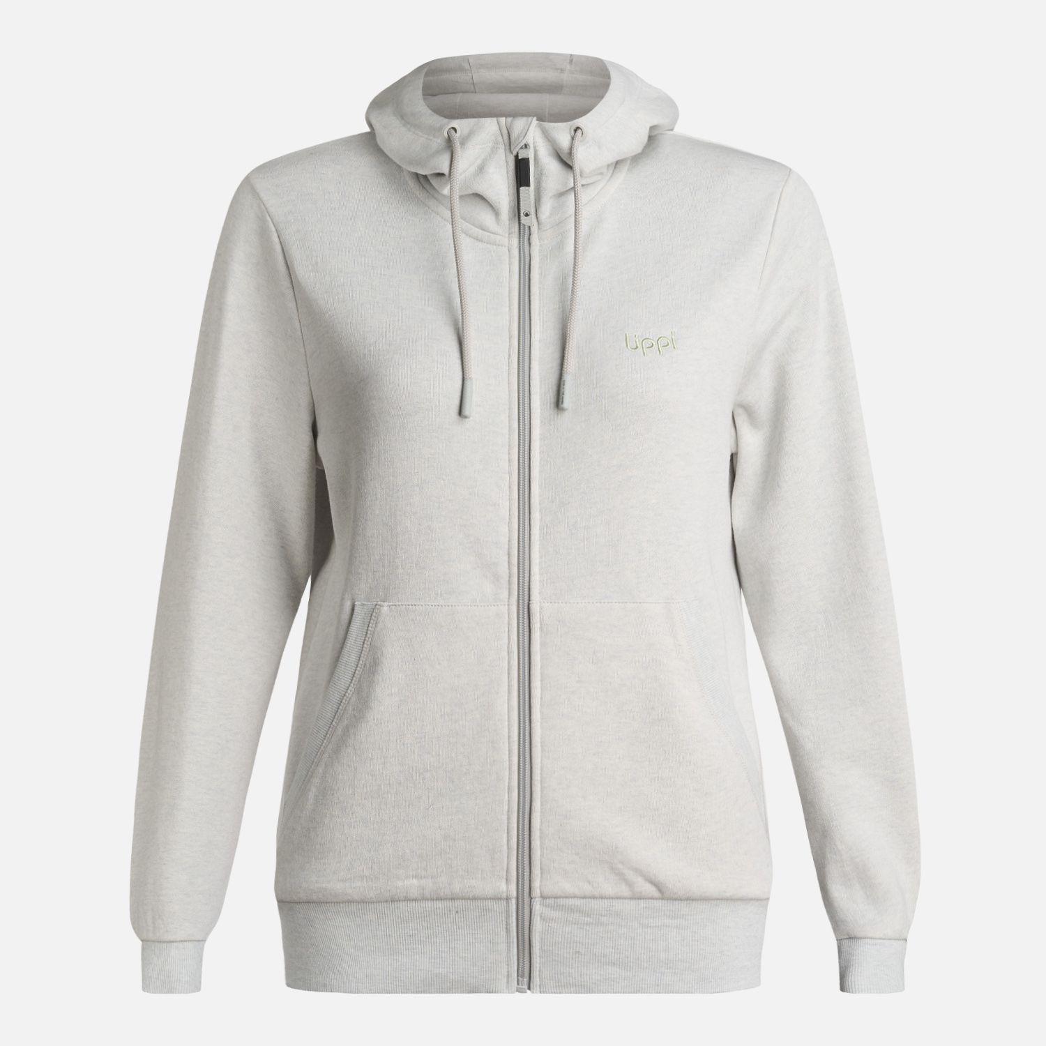 Polerón Mujer Ulmo Full Zip Hoody Sweatshirt Gris Lippi-6