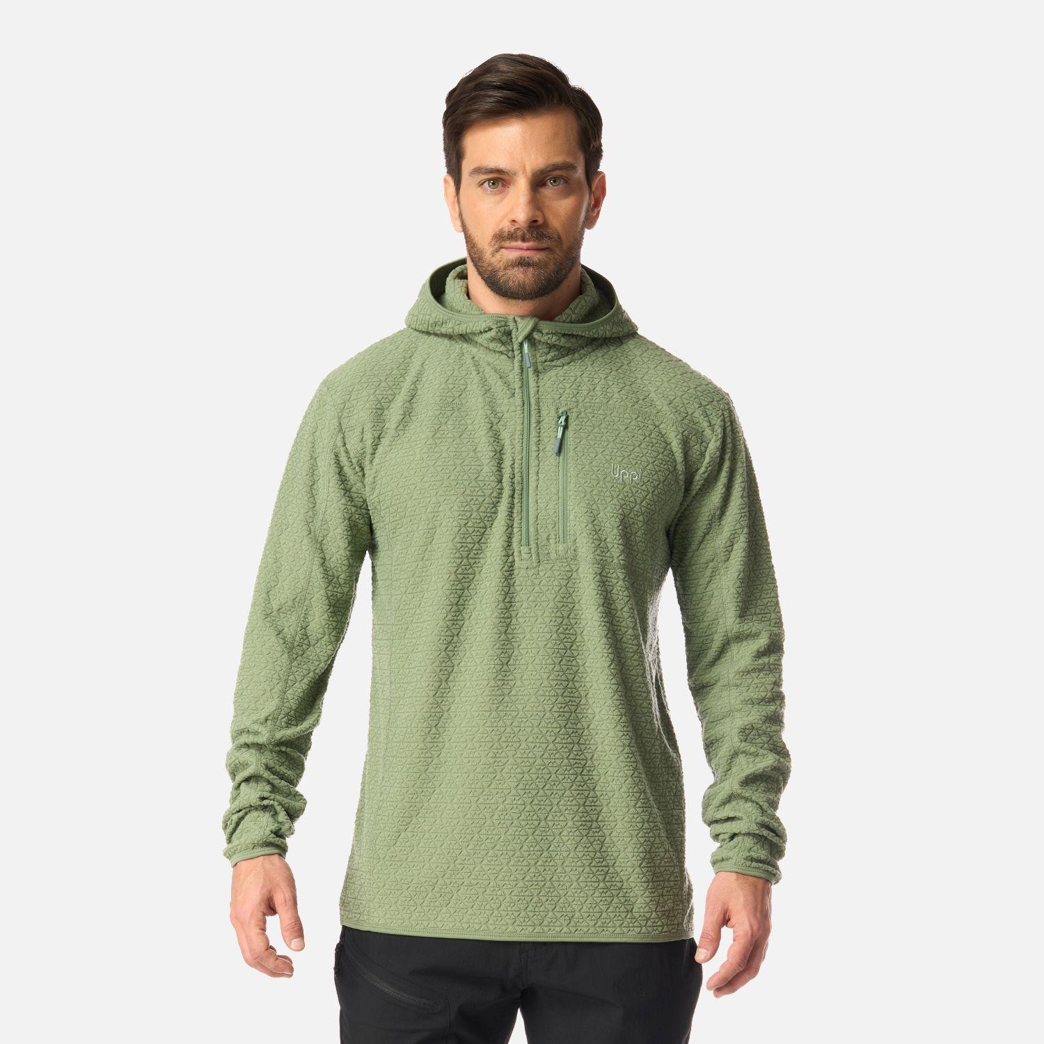 Polerón Hombre Jacaranda Nano-F 1/4 Zip Hoody Jade Oscuro Lippi-0