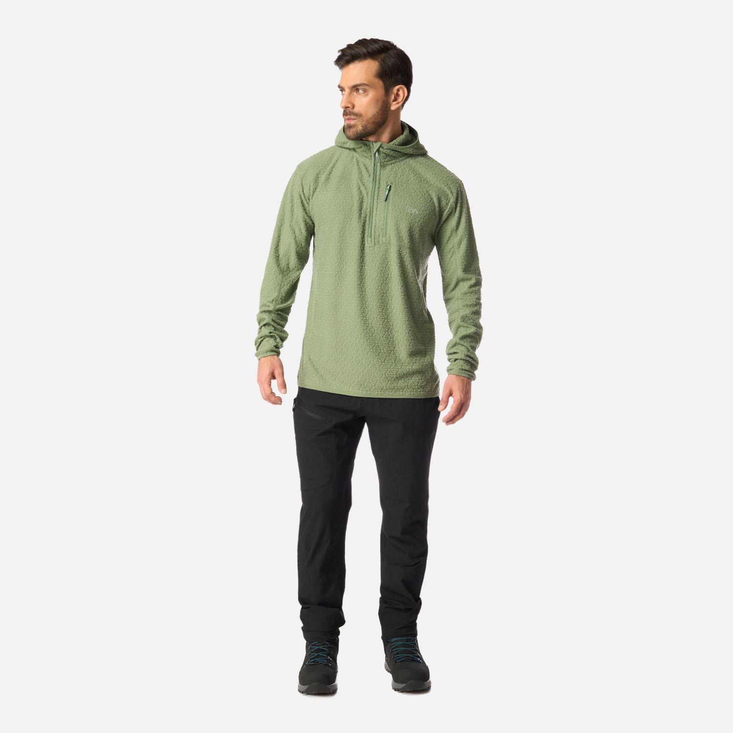 Polerón Hombre Jacaranda Nano-F 1/4 Zip Hoody Jade Oscuro Lippi-4