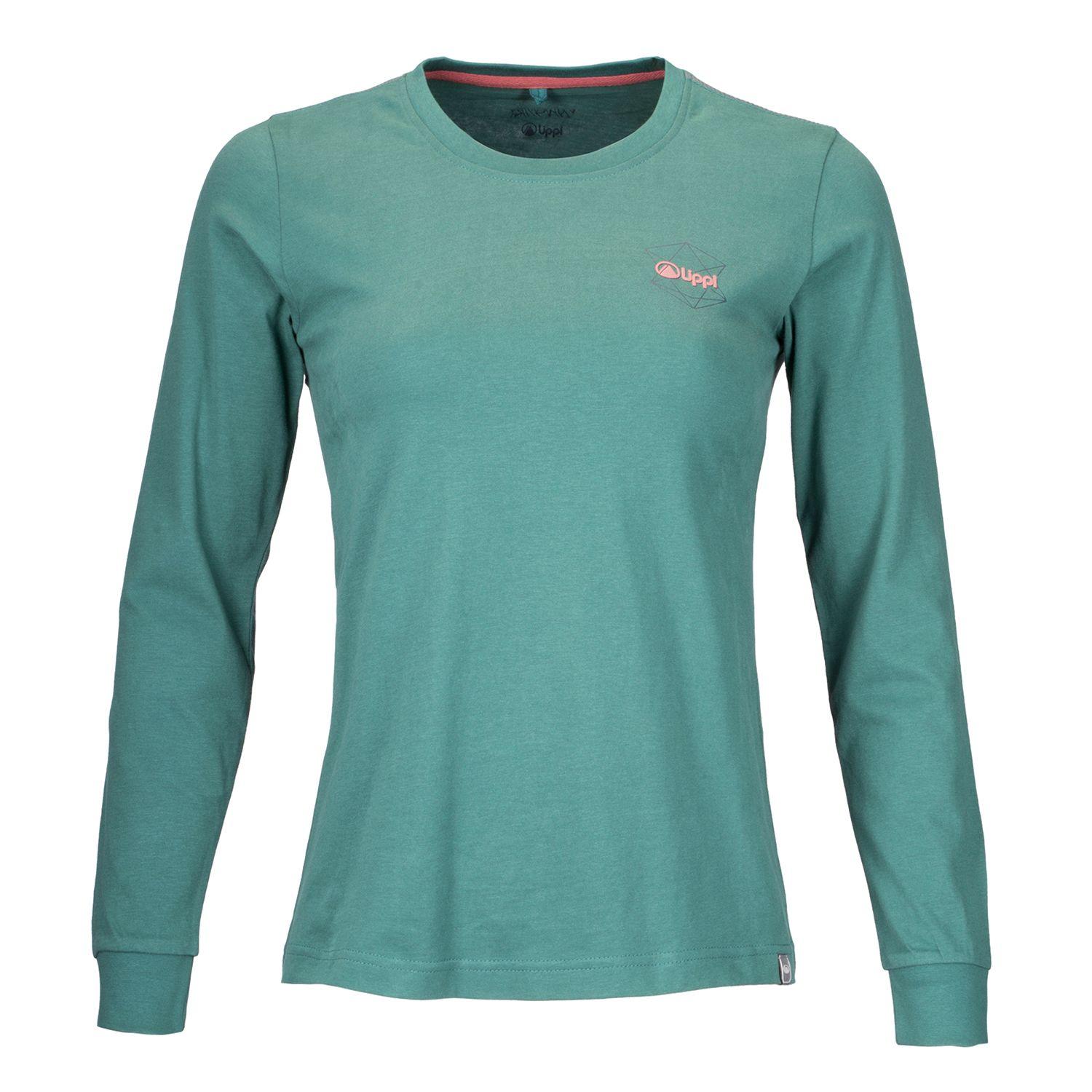 Polera Mujer Core Long Sleeve T-Shirt Turquesa Oscuro Lippi-0