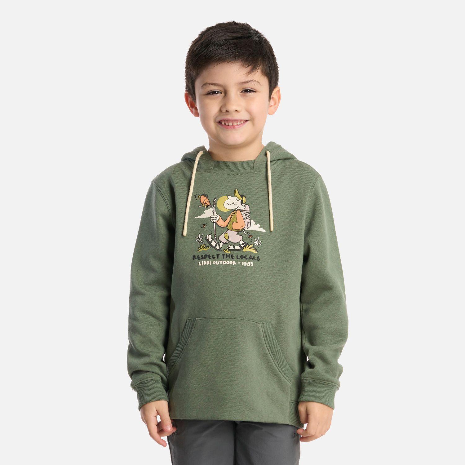 Polerón Niño Insigne Hoody Sweatshirt Jade Oscuro Lippi-0