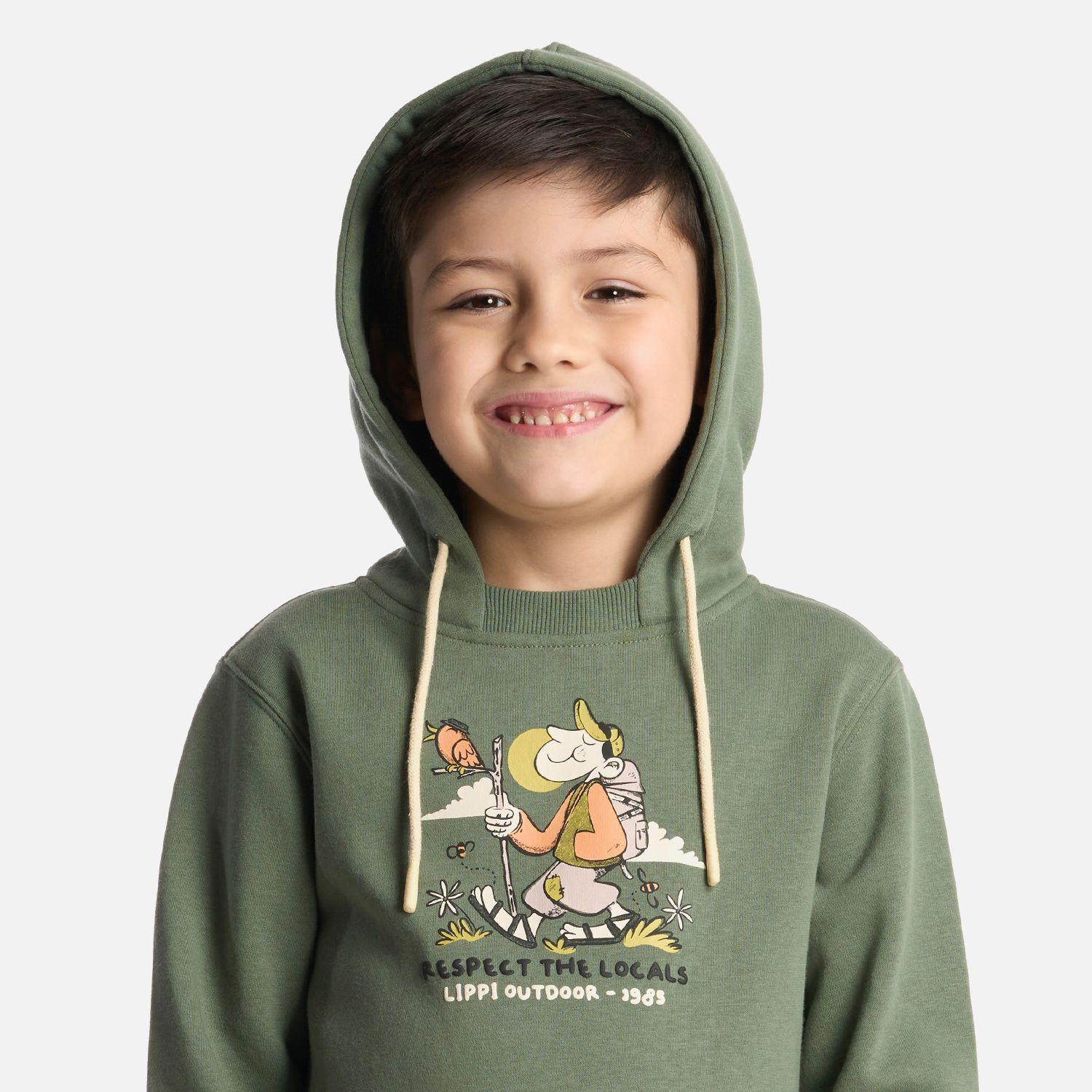 Polerón Niño Insigne Hoody Sweatshirt Jade Oscuro Lippi-3