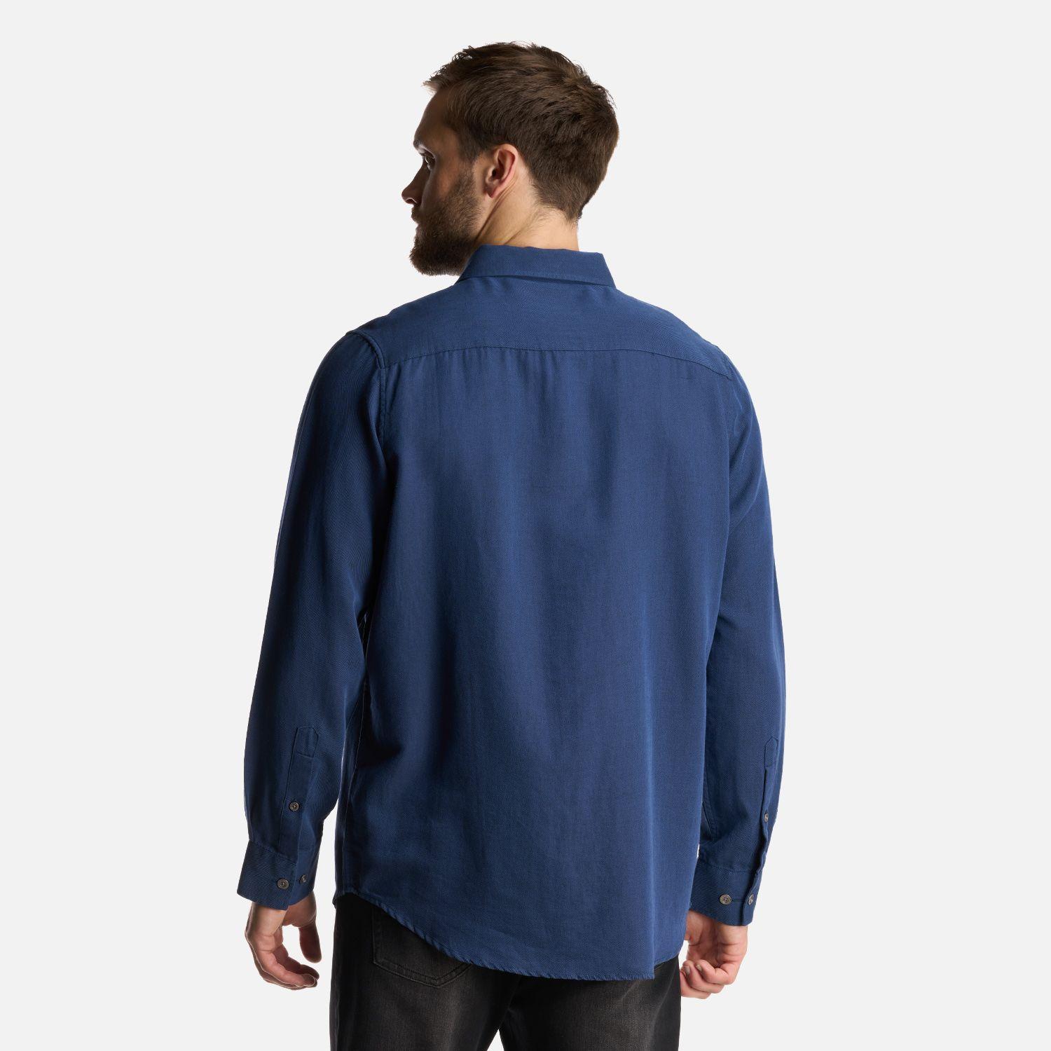 Camisa Hombre DayBreak B-Dry Shirt Azul Marino Lippi-4