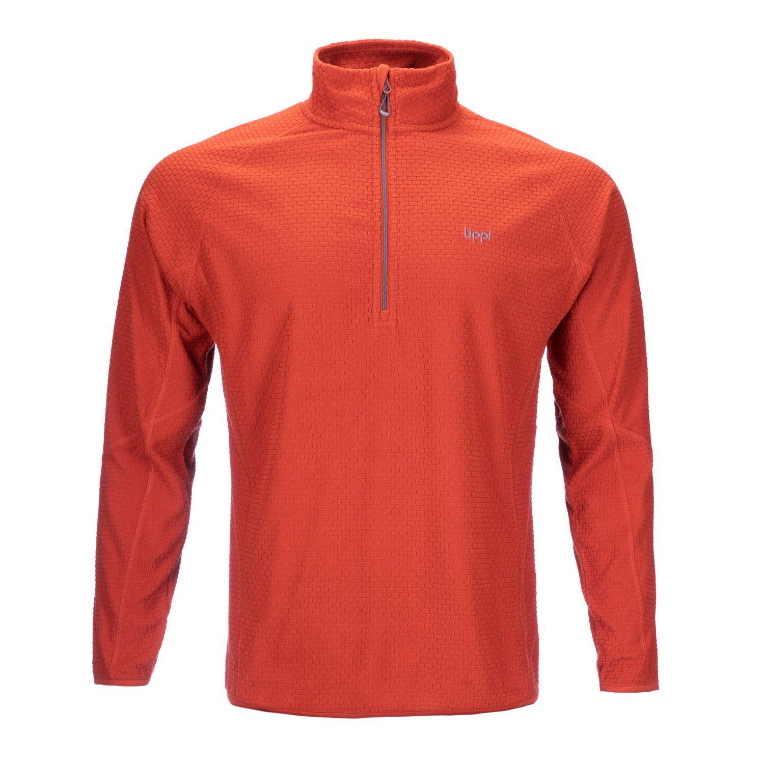 Poleron Hombre Jacaranda Nano-F 14 Zip Terracota Lippi I20-0