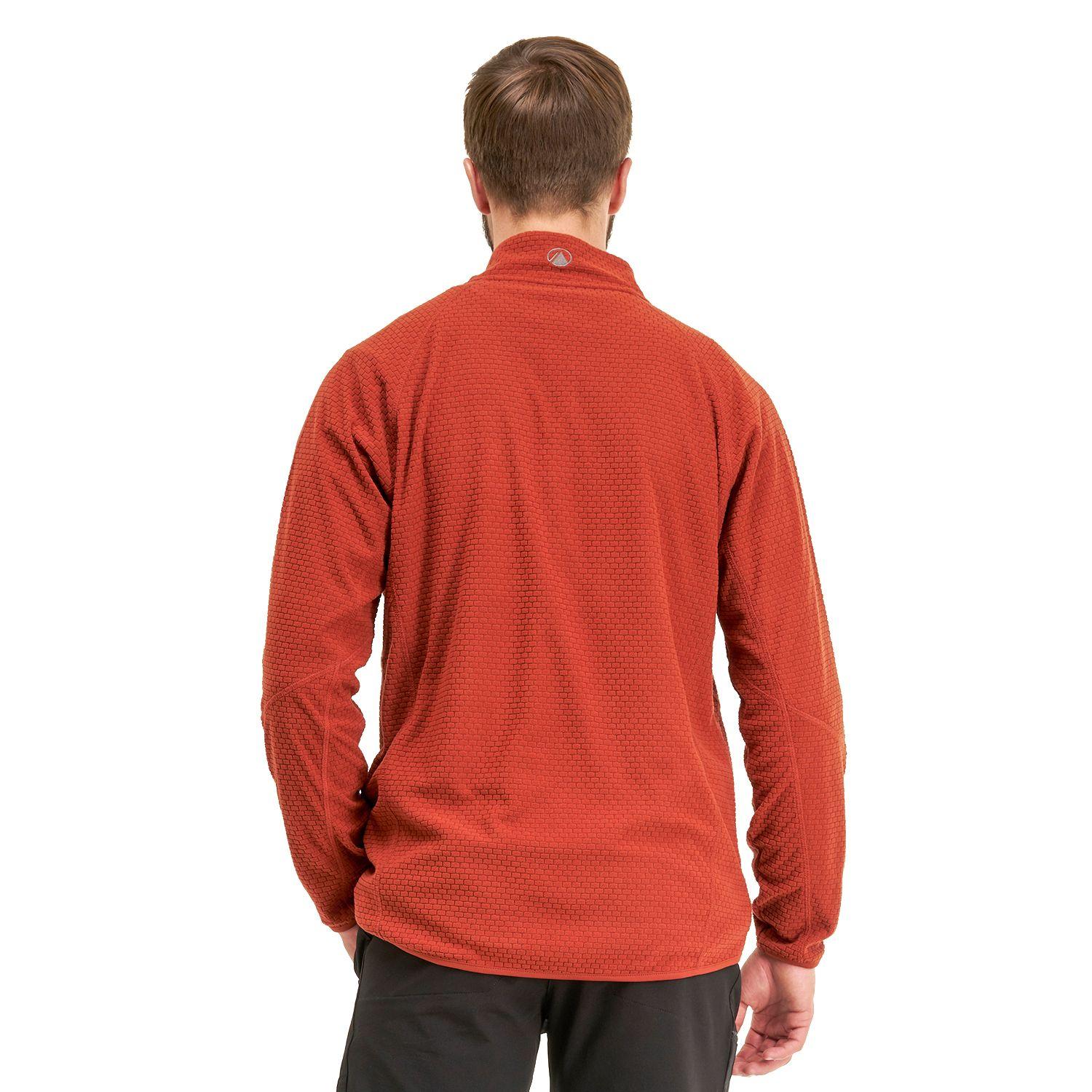 Poleron Hombre Jacaranda Nano-F 14 Zip Terracota Lippi I20-3