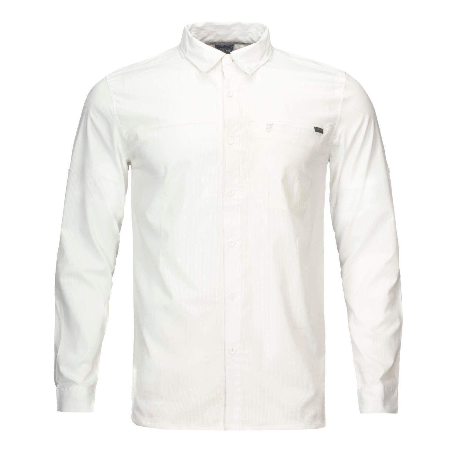 Camisa Hombre Rosselot Long Sleeve Q-Dry Shirt Blanco Lippi V23-0
