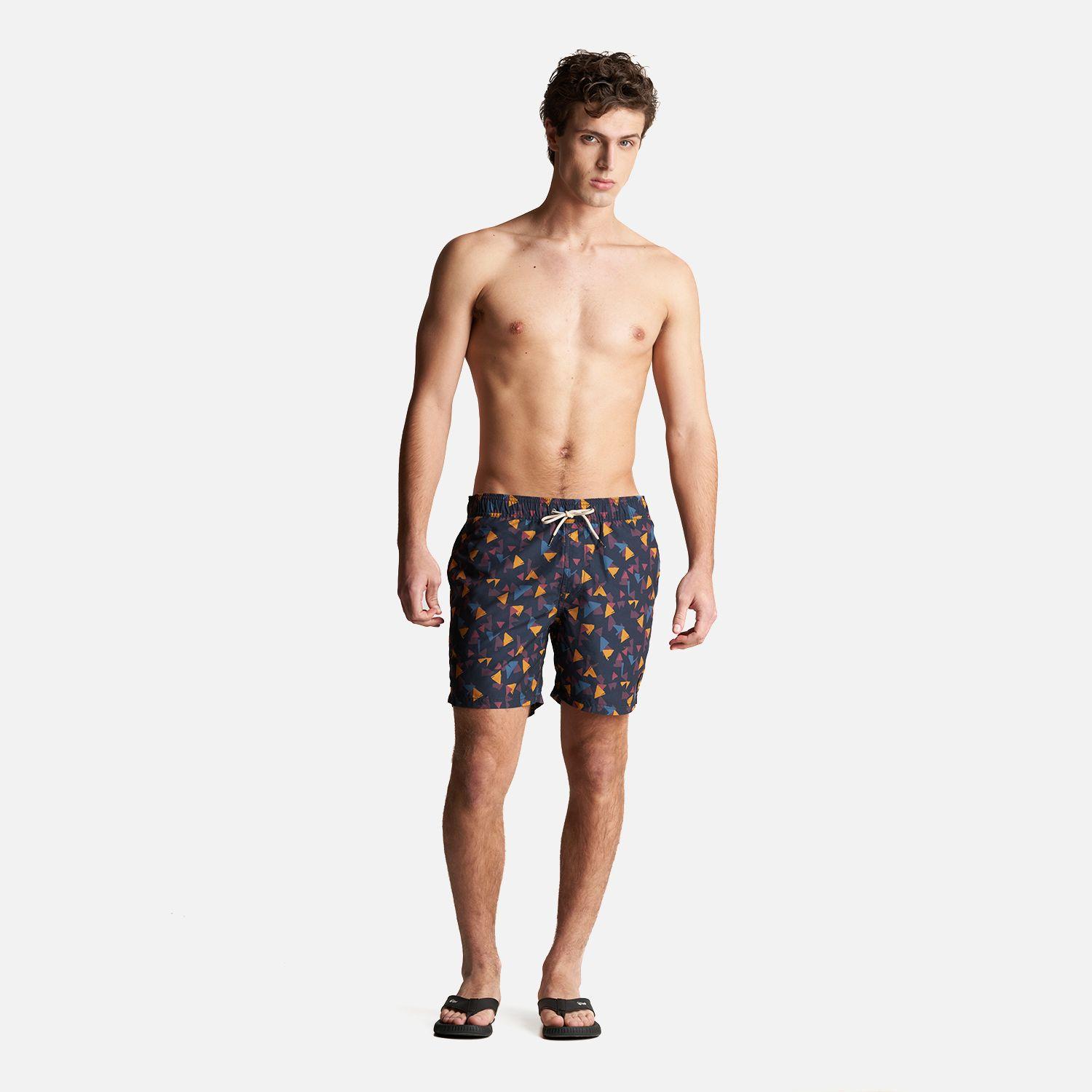 Traje de Baño Hombre Aqua Swimwear Full Print Azul Marino Lippi-4