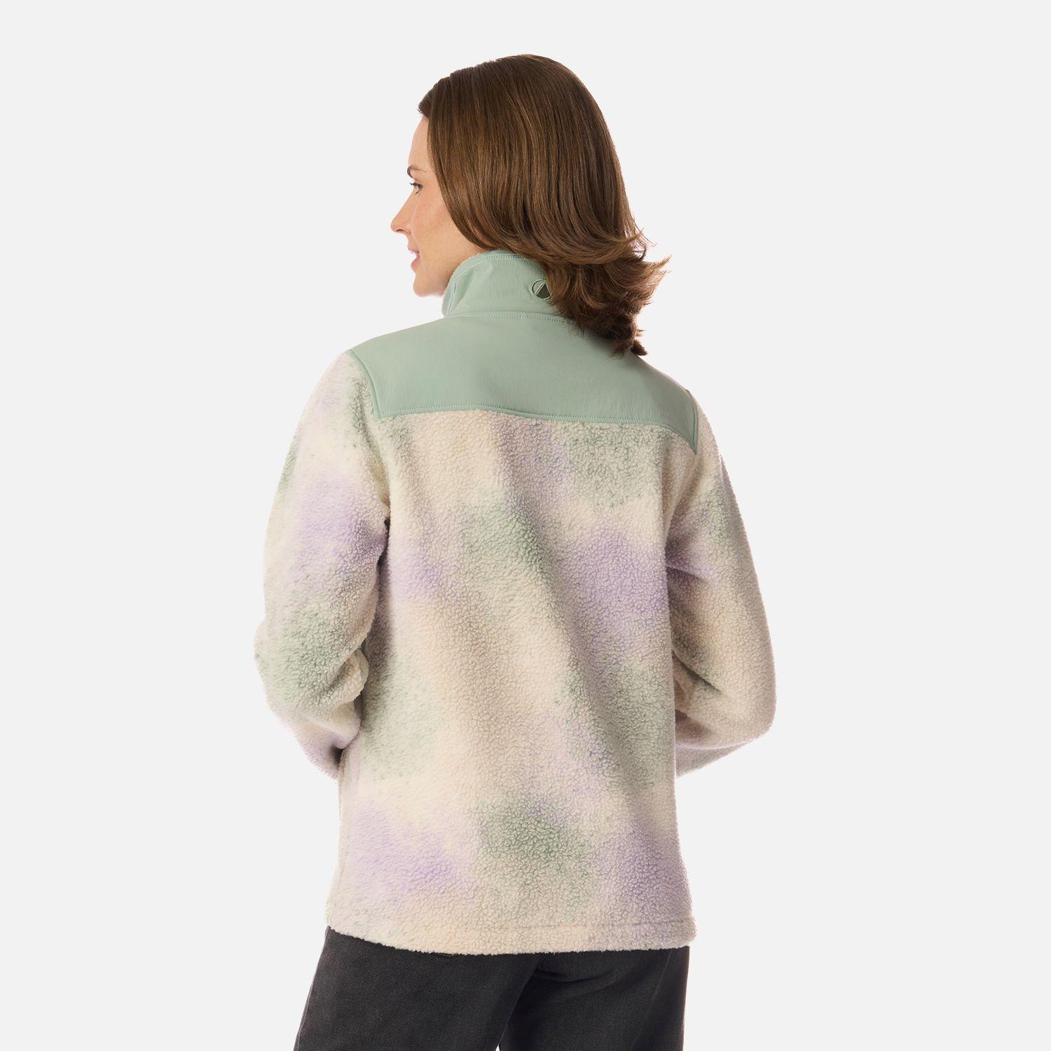 Polar Mujer Glaciar Sherpa-Pro Jacket Print Jade Lippi I26-2