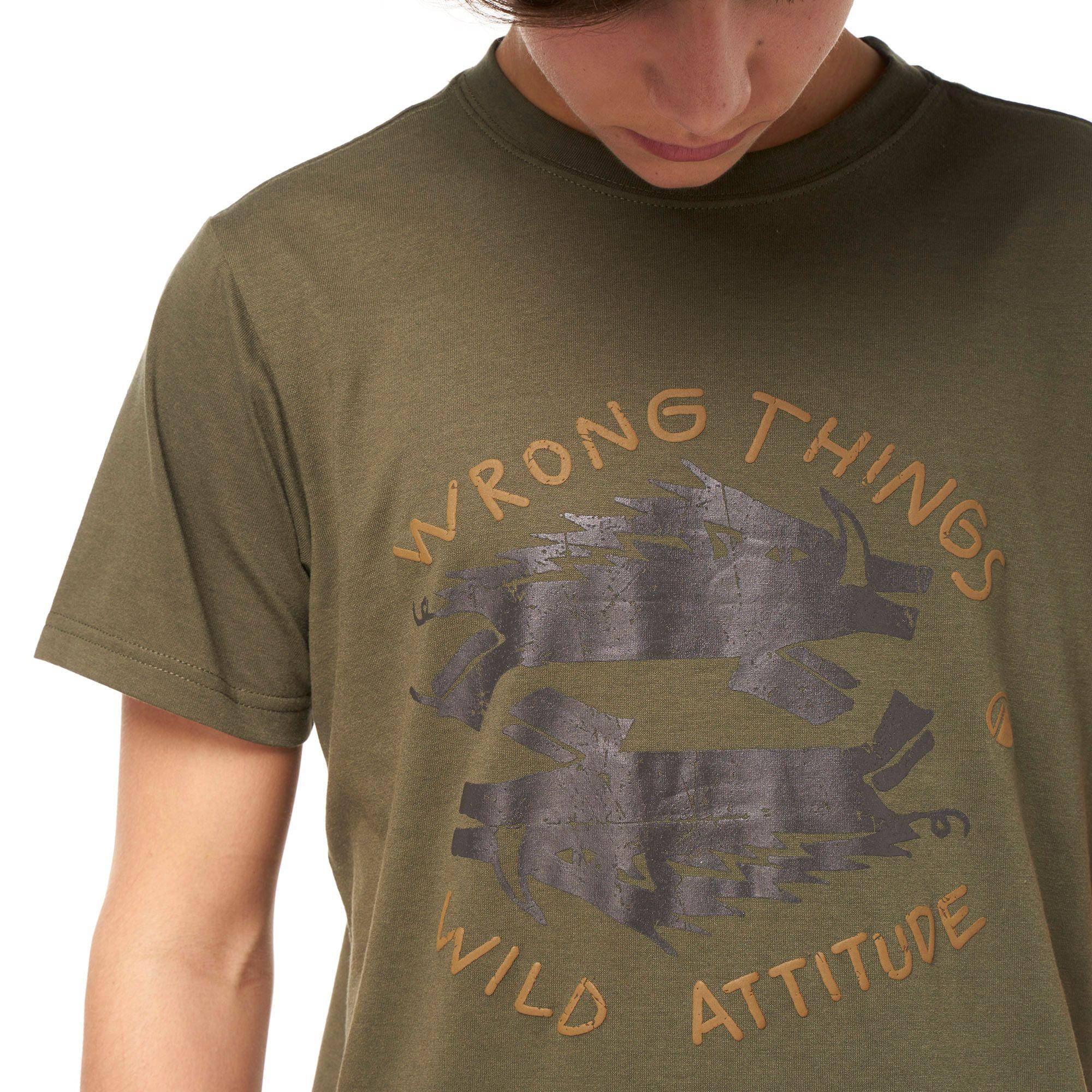 Polera Teen Boy Wild UV-Stop T-Shirt Terracota Lippi-5