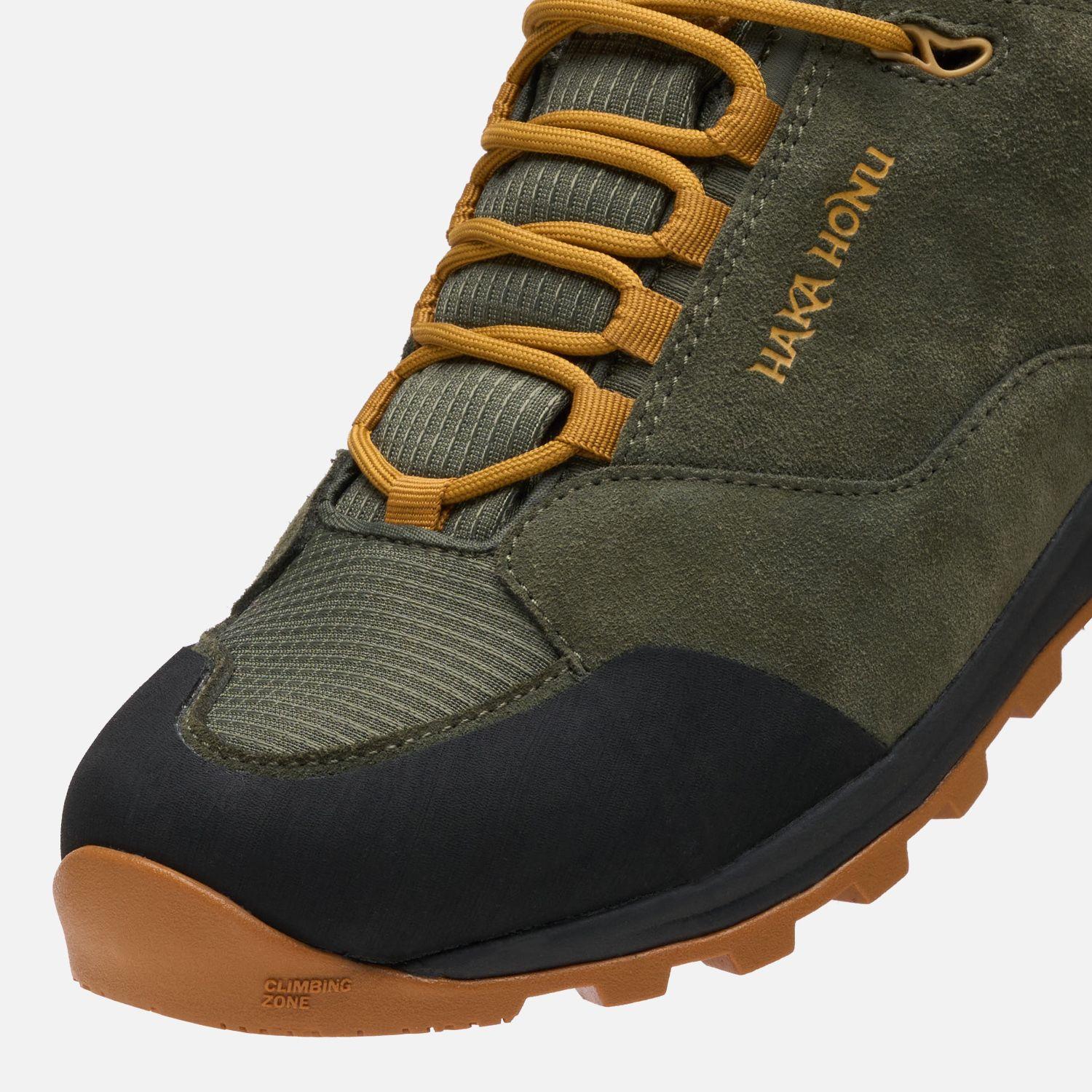 Zapato Hombre Aproxima Verde Grisaceo Haka Honu-5