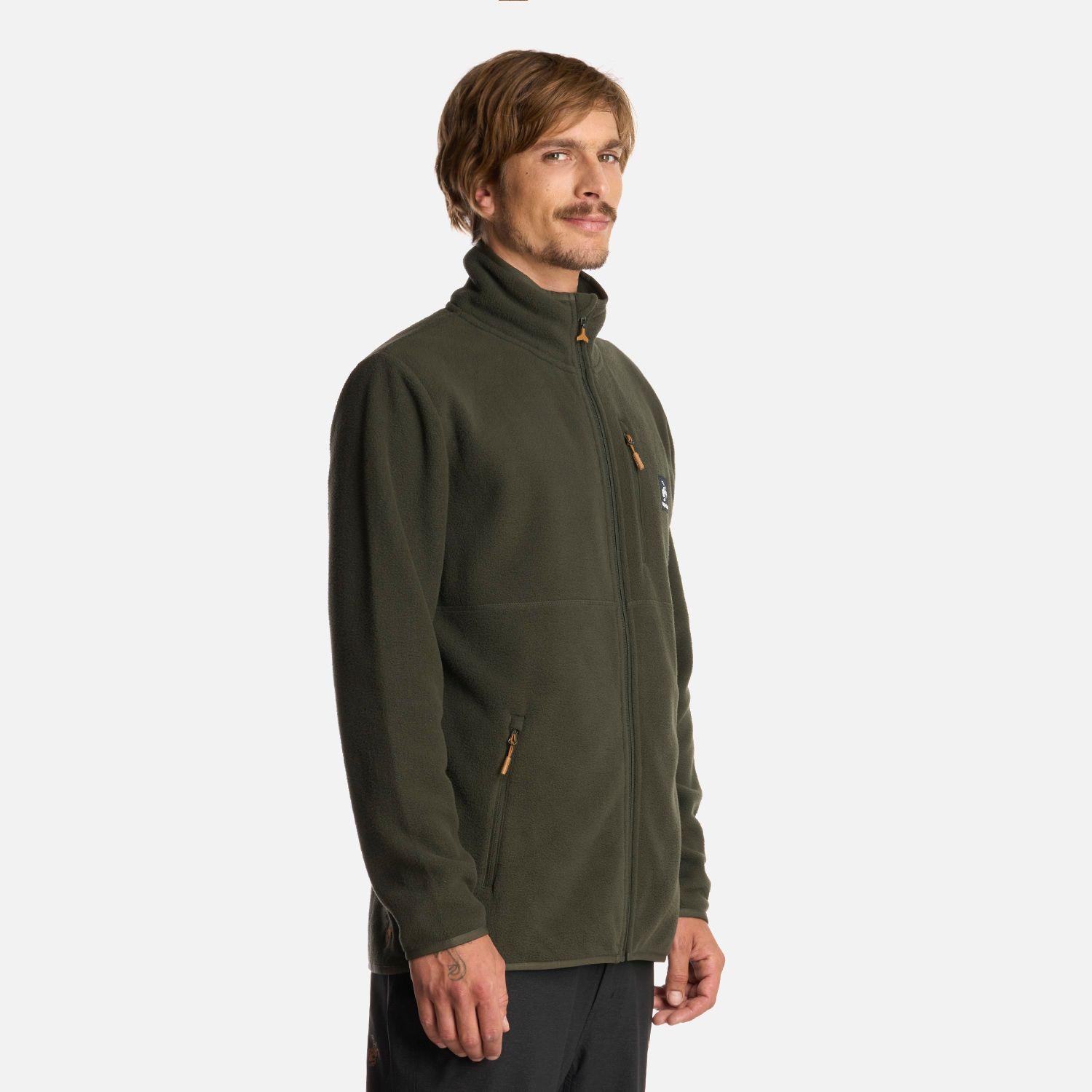 Polerón Hombre Tokerau Pro Verde Militar Haka Honu I25-1