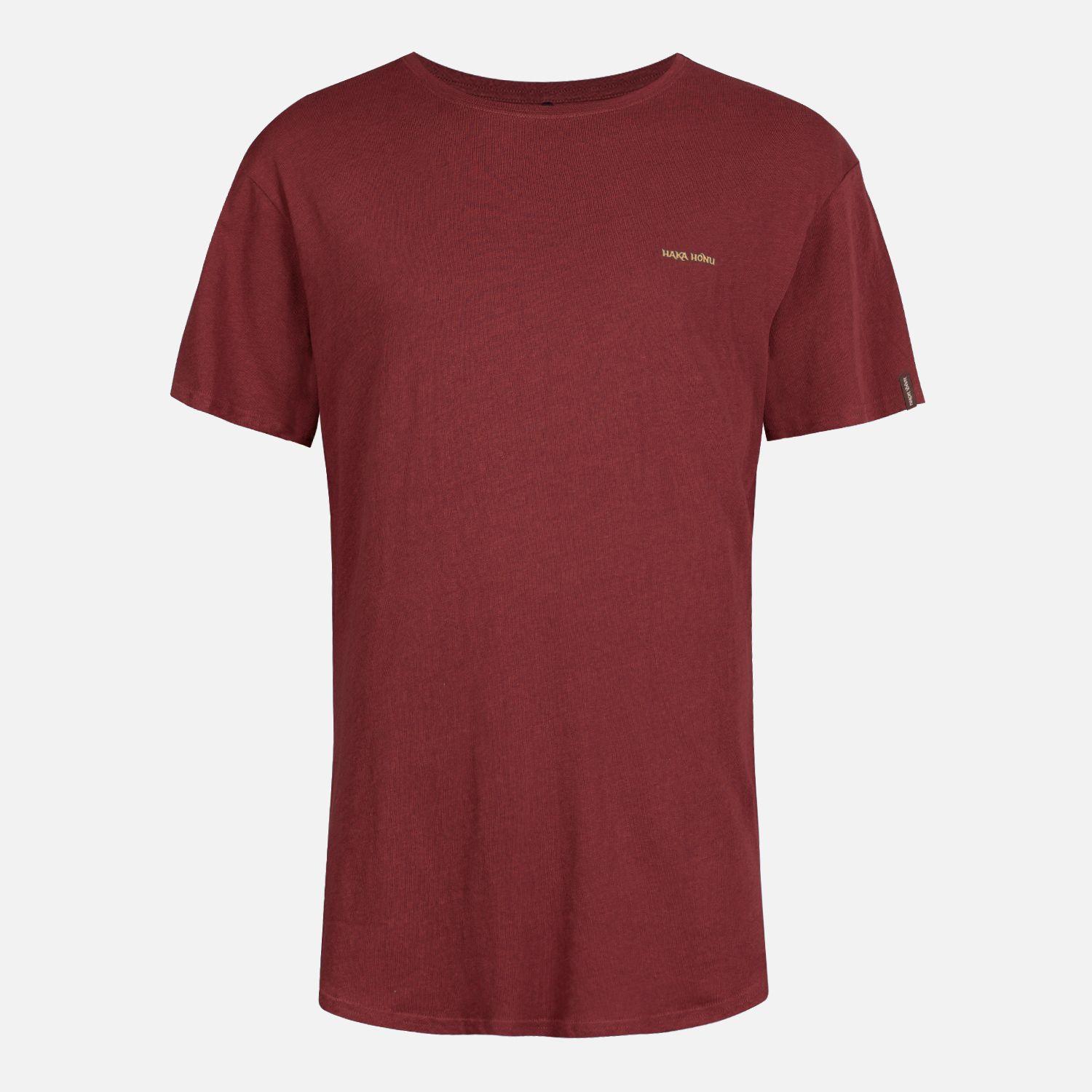 Polera Hombre Natural Burdeo Haka Honu V23-0