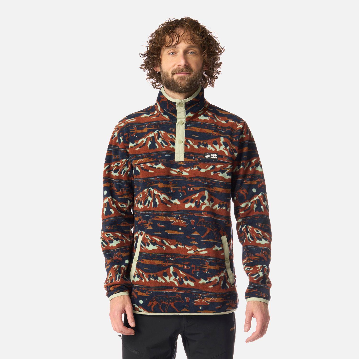 Polar Hombre Tokerau Print Terracota Haka Honu I26-0