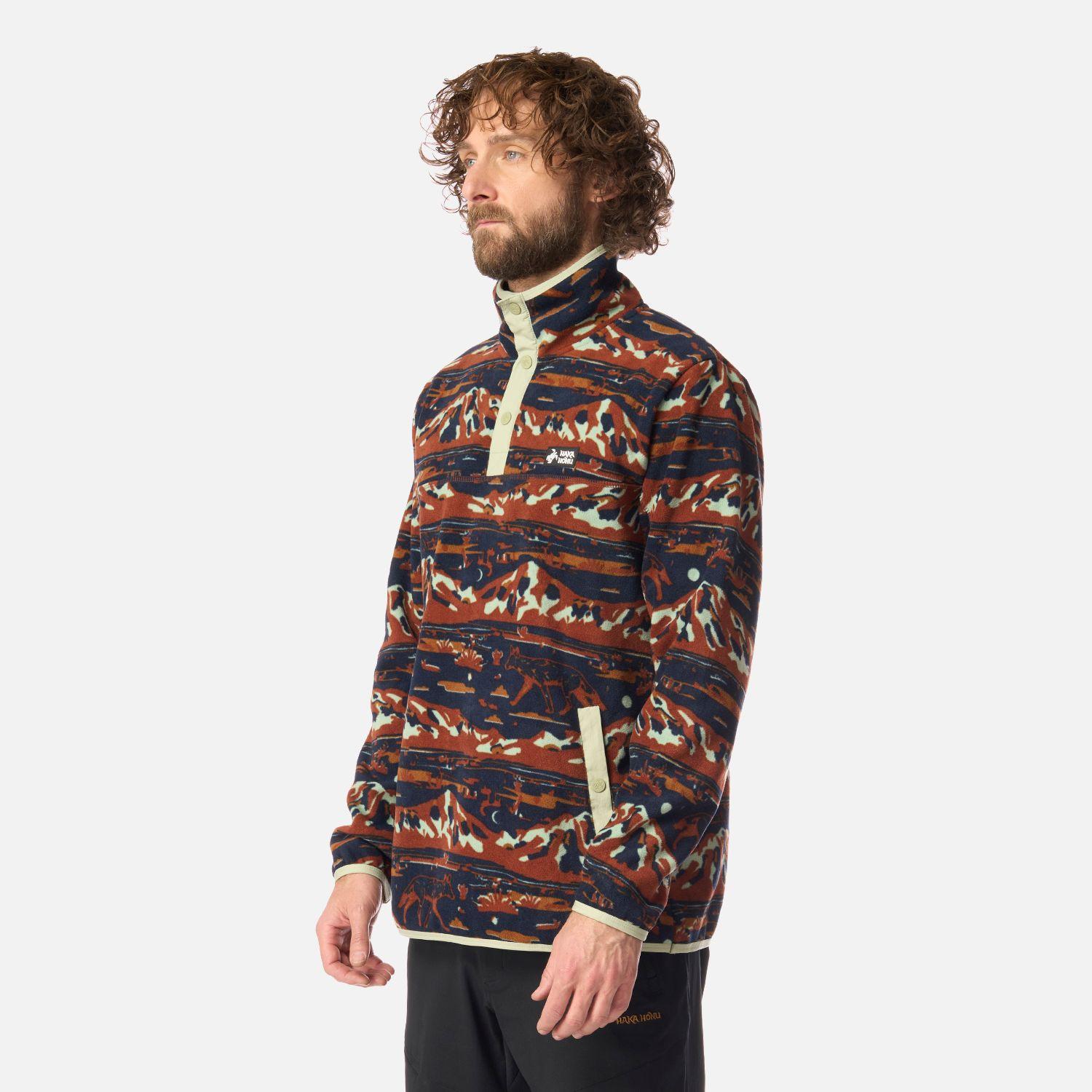 Polar Hombre Tokerau Print Terracota Haka Honu I26-1