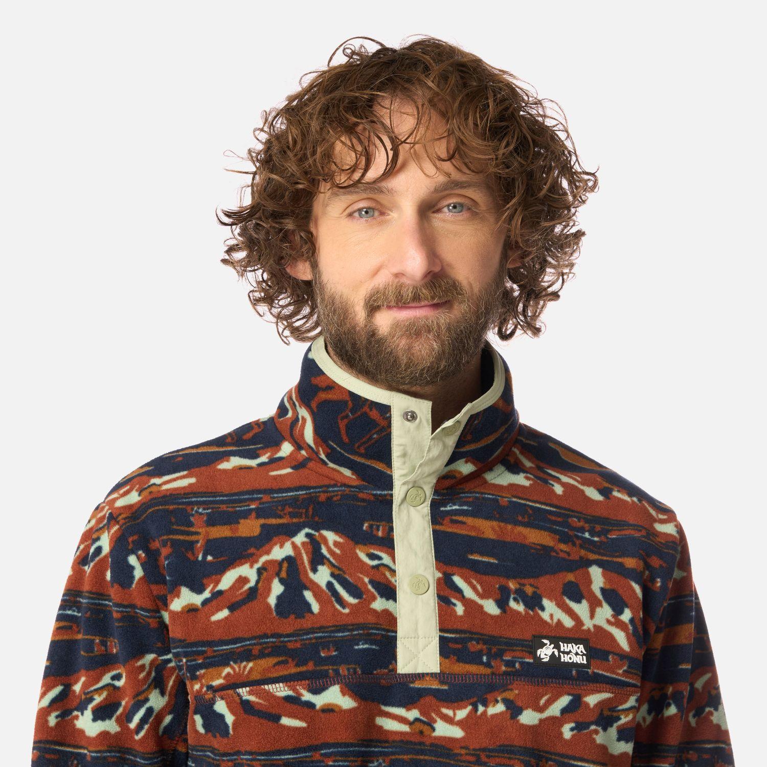 Polar Hombre Tokerau Print Terracota Haka Honu I26-3