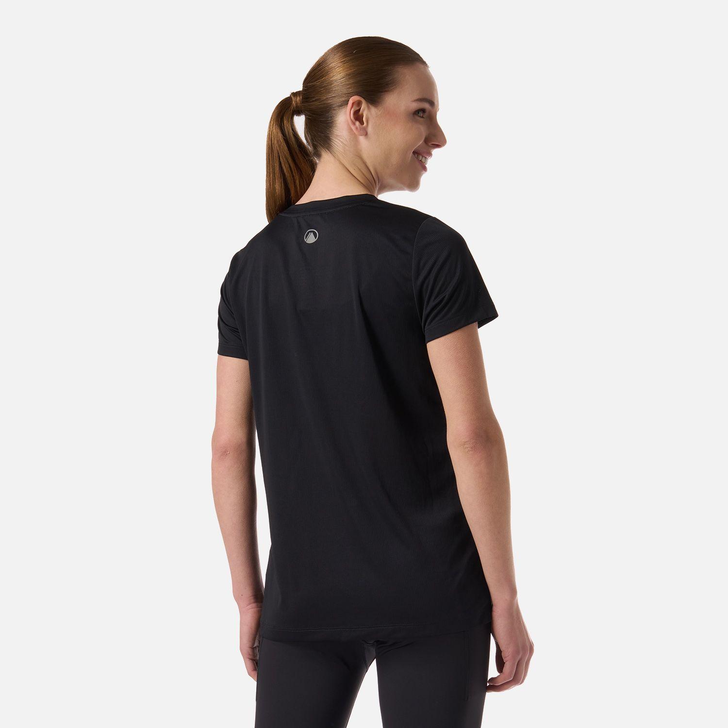 Polera Mujer Core Q-Dry T-Shirt Negro Lippi V26-2