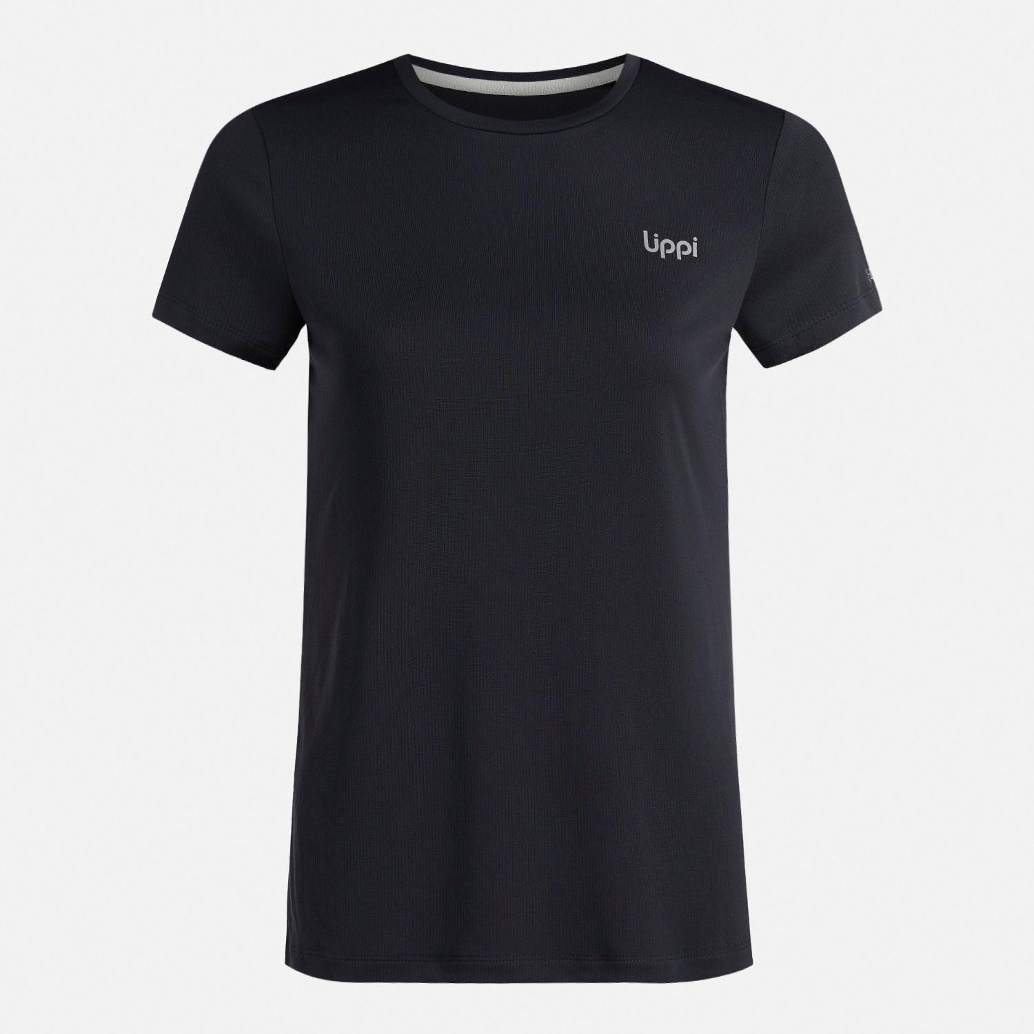 Polera Mujer Core Q-Dry T-Shirt Negro Lippi V26-6