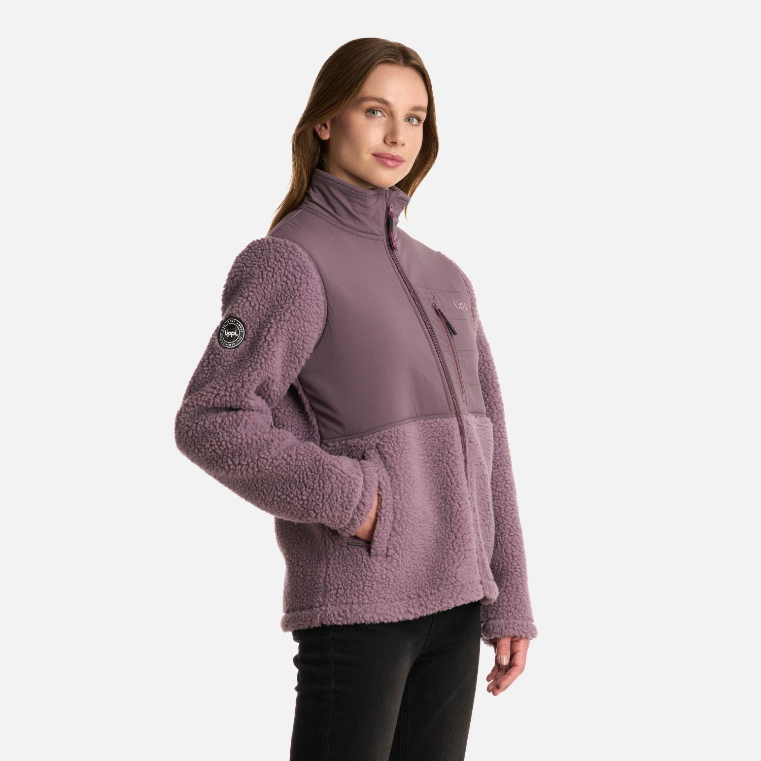 Polar Mujer Glaciar Sherpa-pro Jacket Malva Lippi I25-1