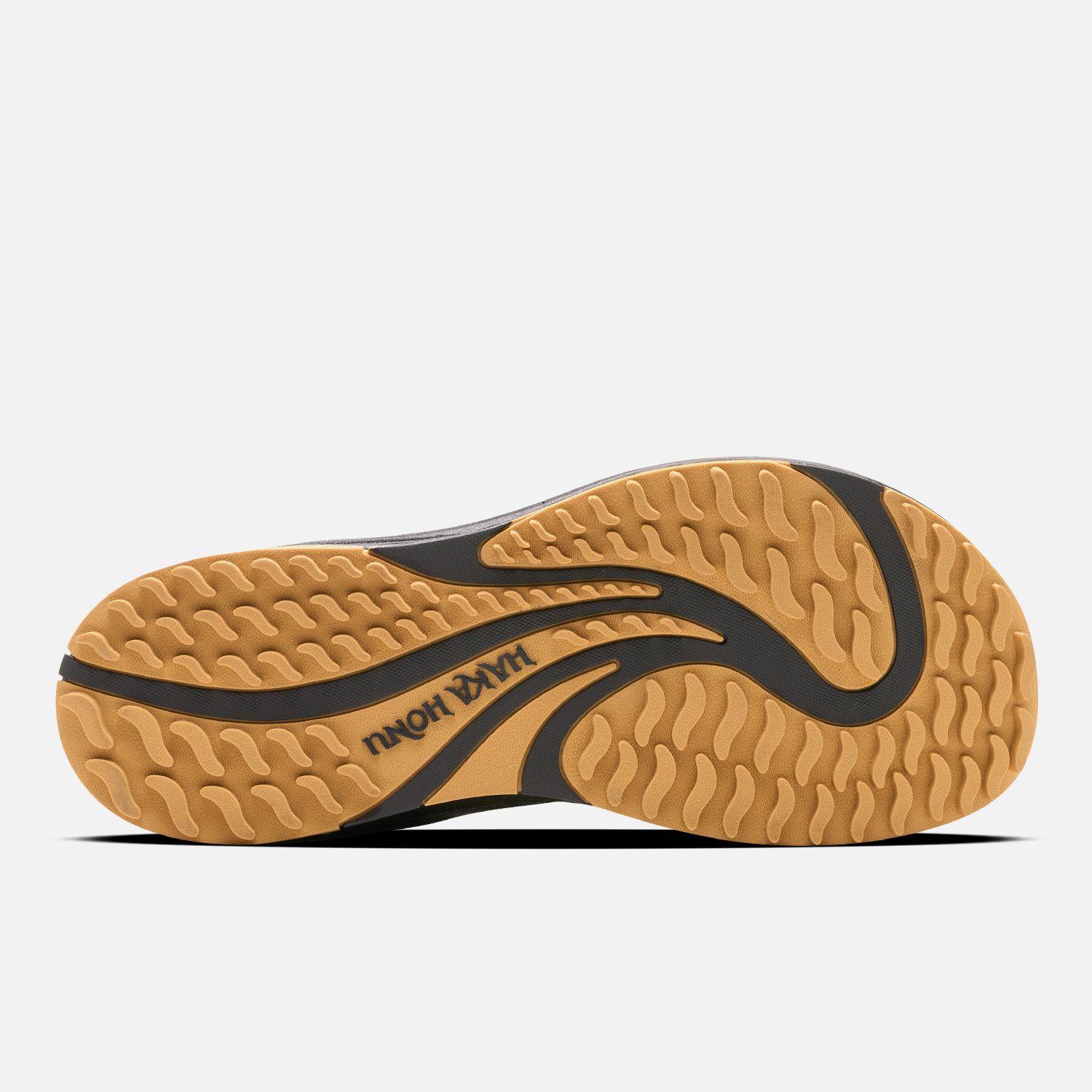 Zapatilla Hombre Huella Verde Grisaceo Haka Honu-2