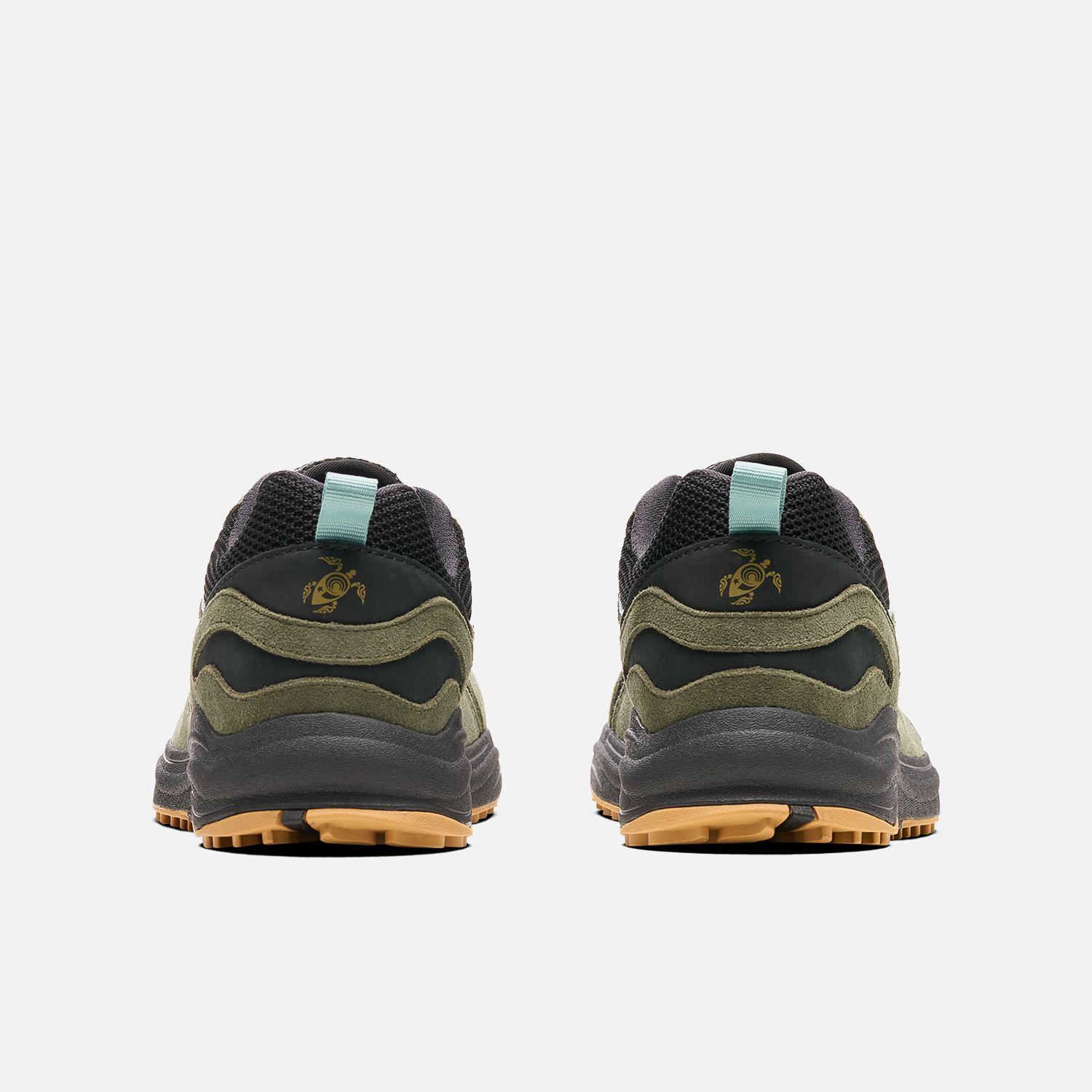 Zapatilla Hombre Huella Verde Grisaceo Haka Honu-4
