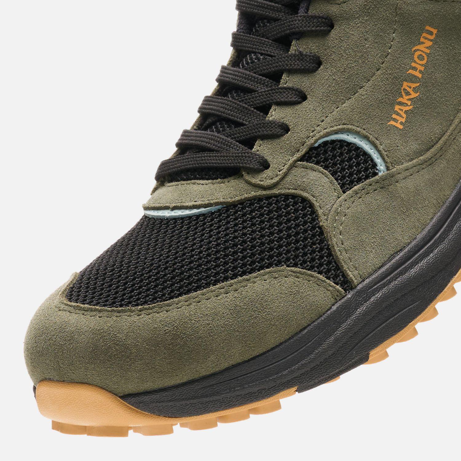 Zapatilla Hombre Huella Verde Grisaceo Haka Honu-6