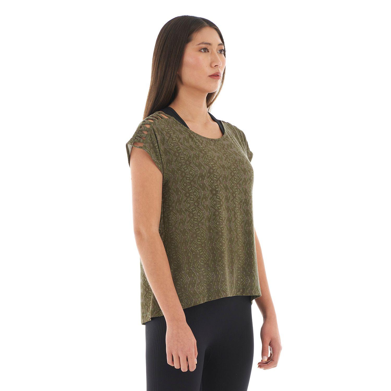 Polera Mujer Botanical T-Shirt Print Laurel Lippi-2